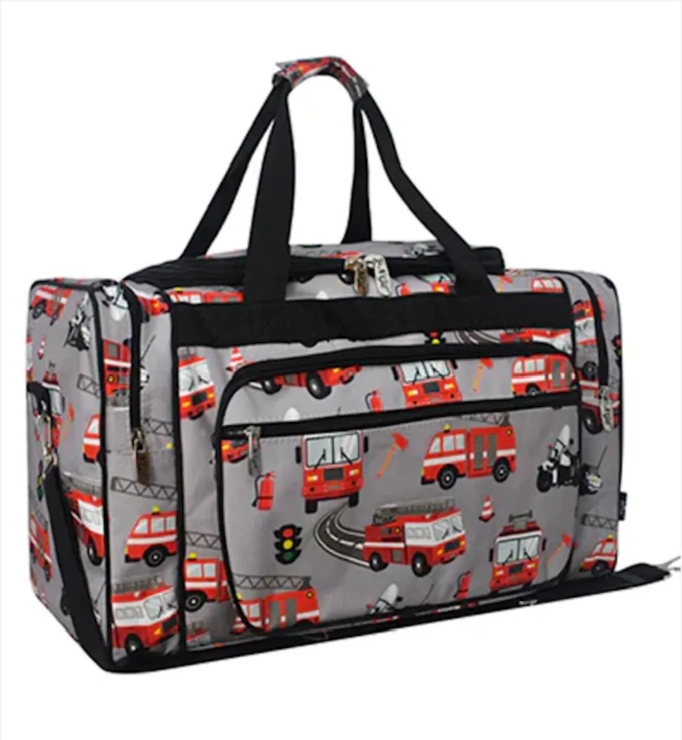 Firetruck Travel Duffle Bag