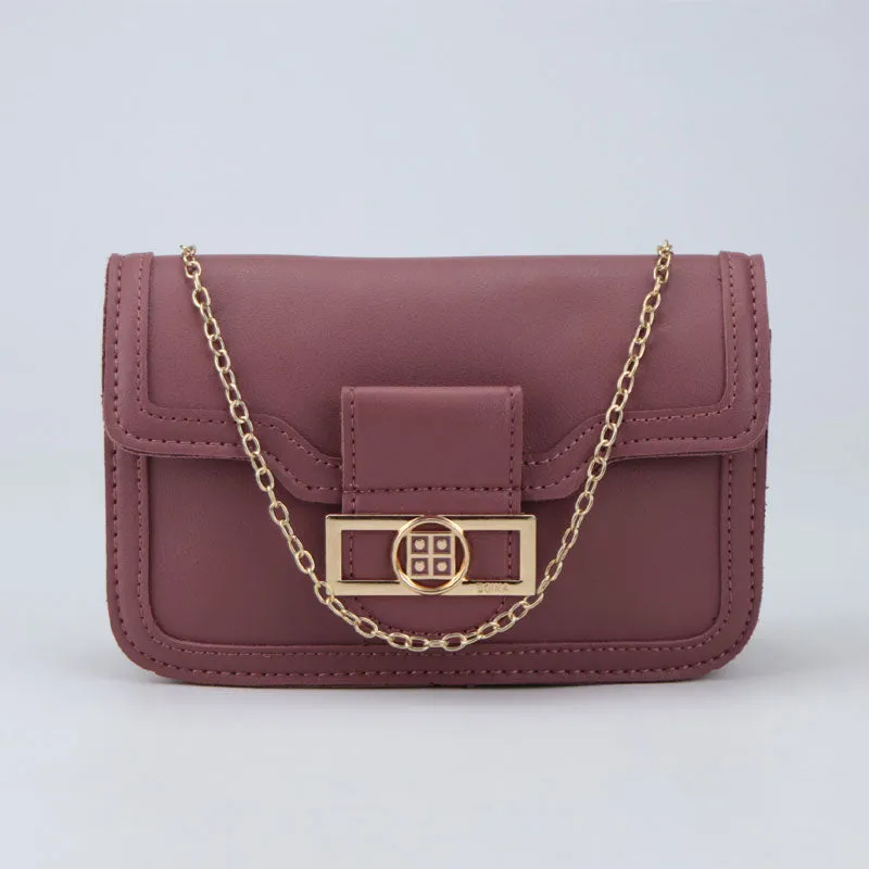 Flap Open Leather Cross Body Shoulder Bag for Girls and Ladies