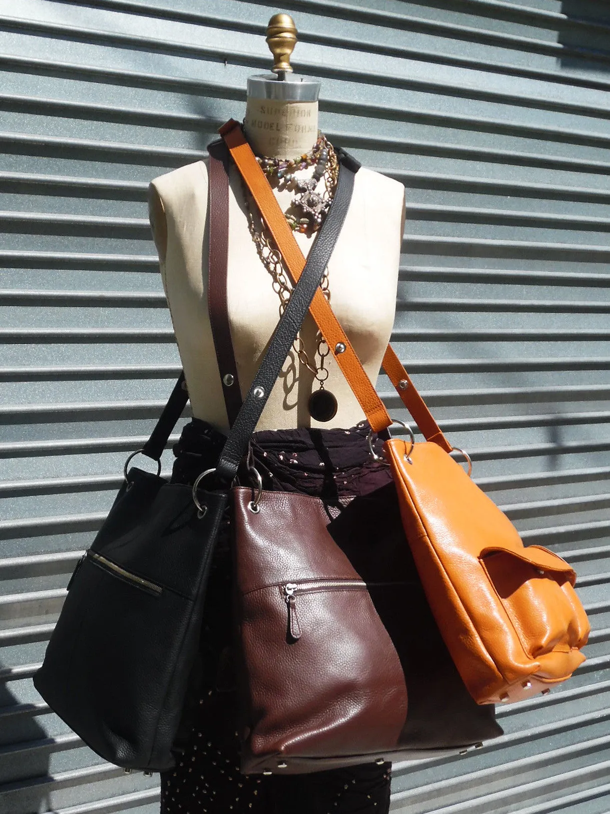 Gapock X Crossbody Bag Pebble Grain Orange