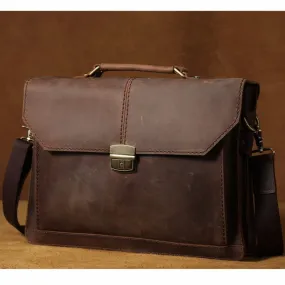 Genuine Leather Briefcase Business