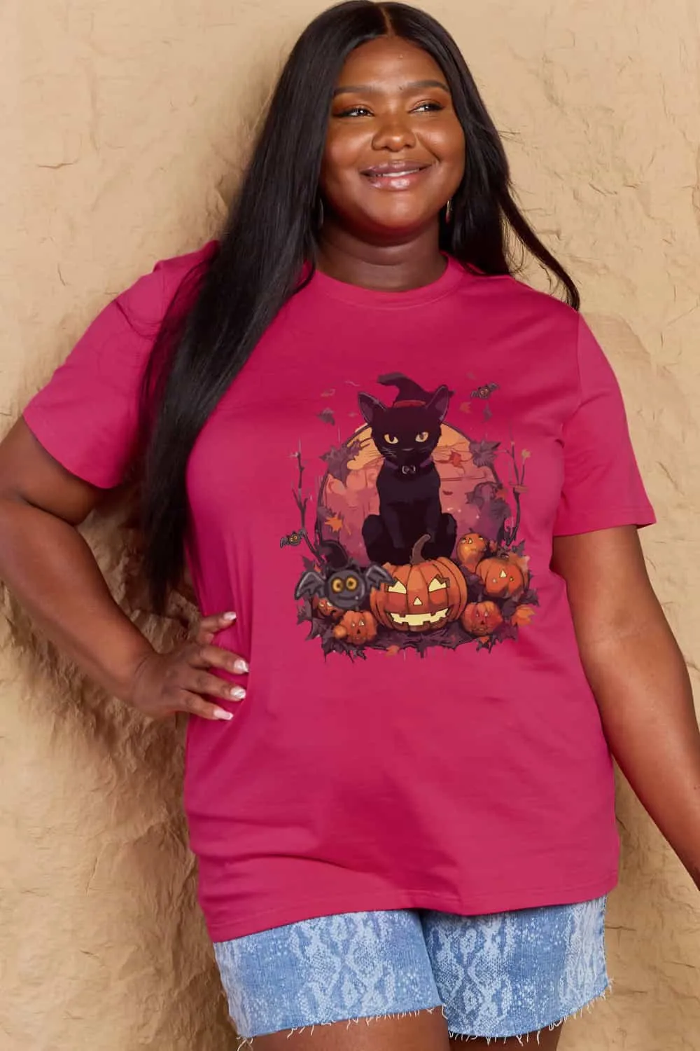 Halloween Theme Graphic T-Shirt