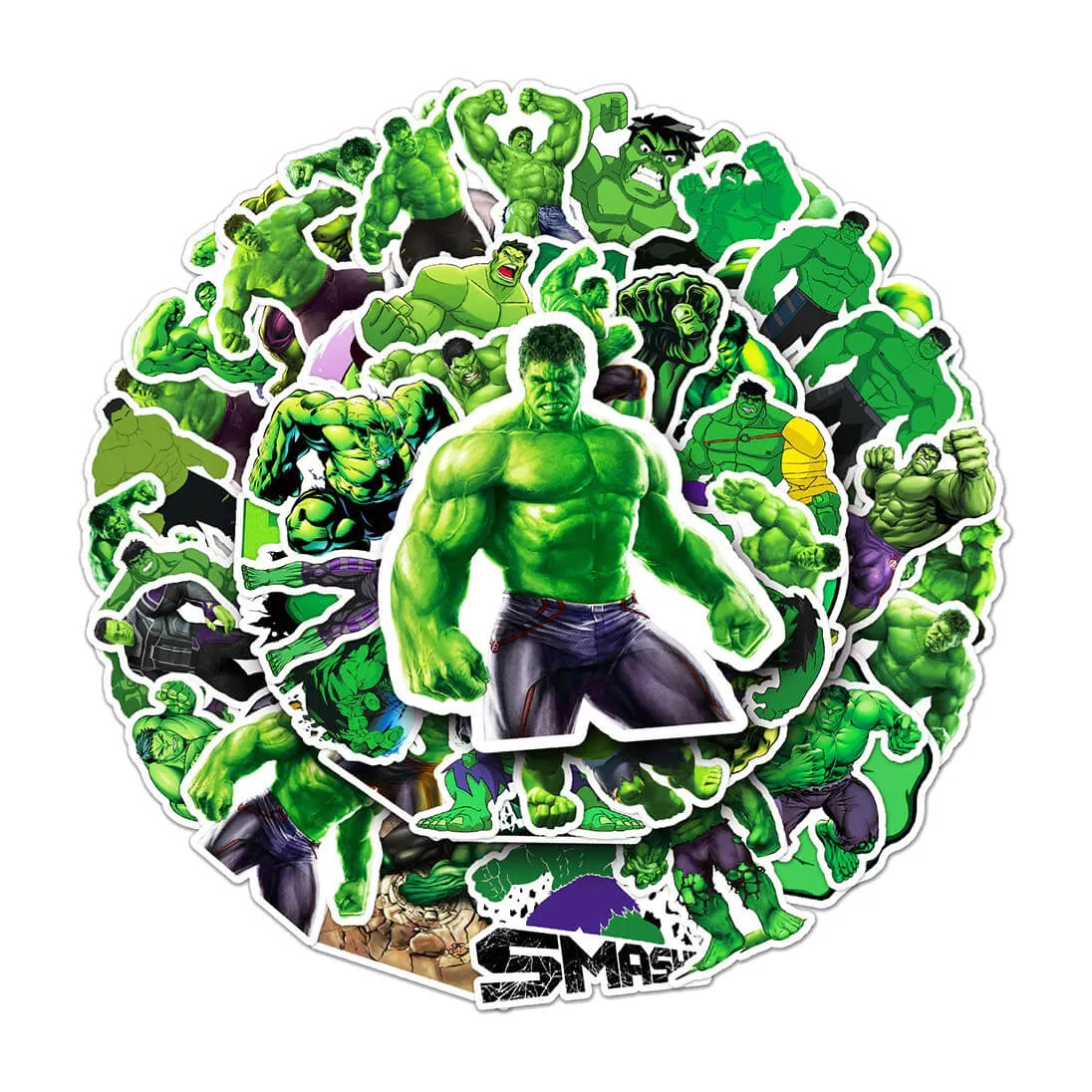 Hulk Sticker Set