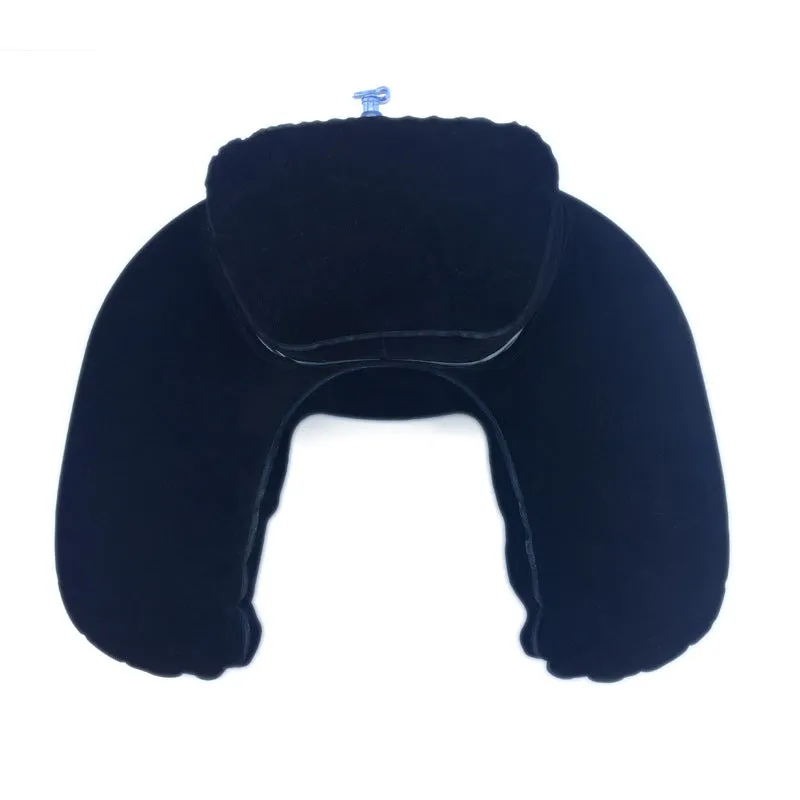 Inflatable Two-in-one Pillow Travel Three Pieces U-shape Pillow Inflatable Pillow Travel Pillow