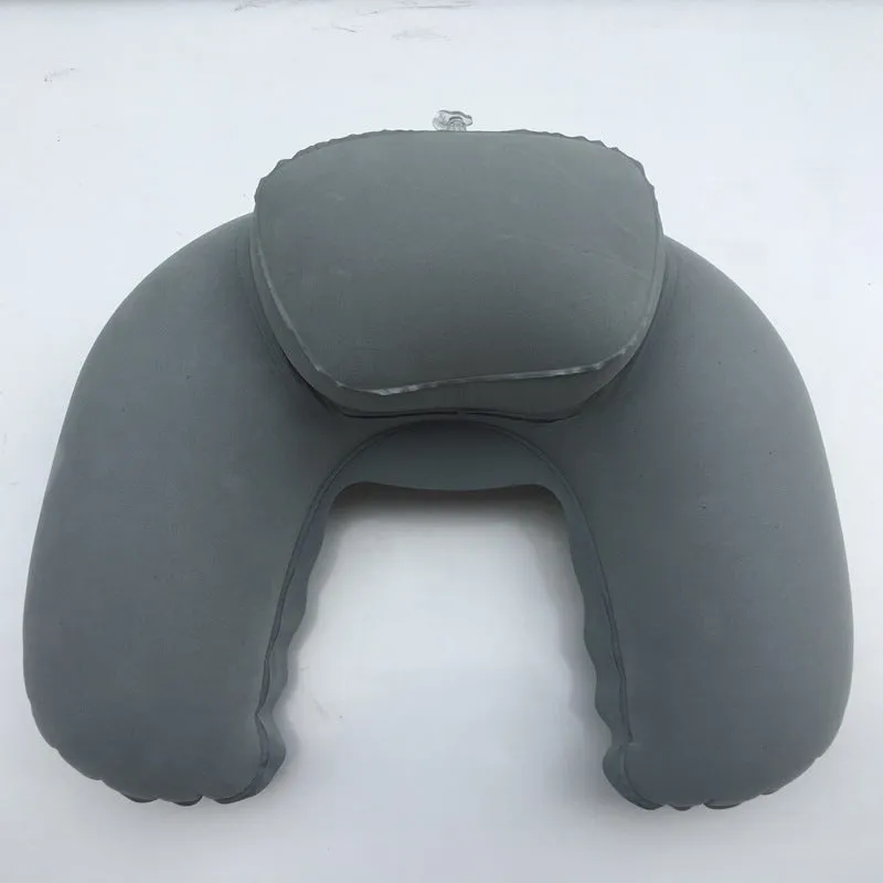 Inflatable Two-in-one Pillow Travel Three Pieces U-shape Pillow Inflatable Pillow Travel Pillow