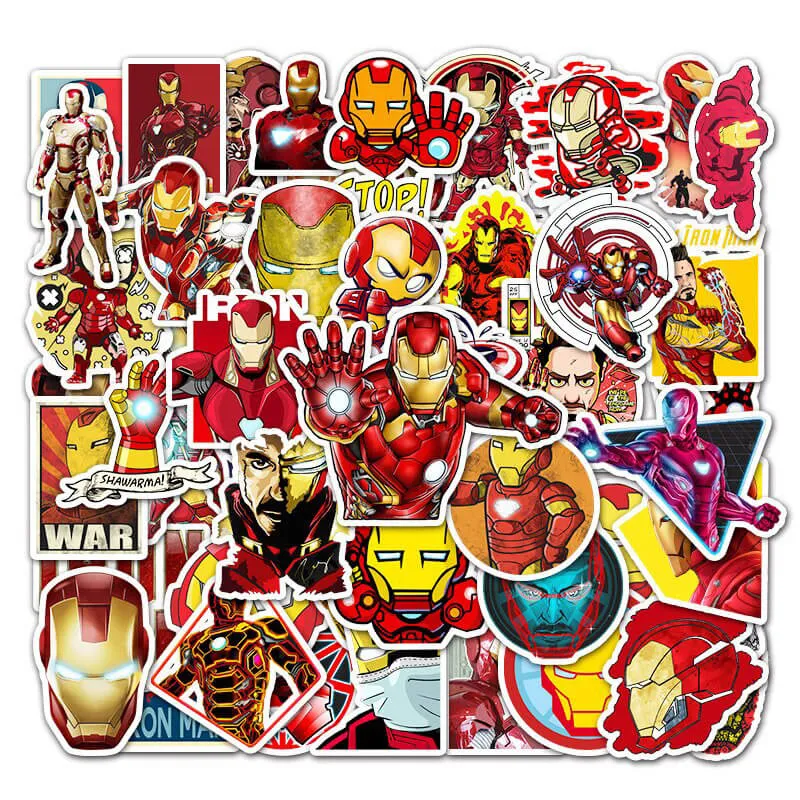 Iron Man Sticker Set