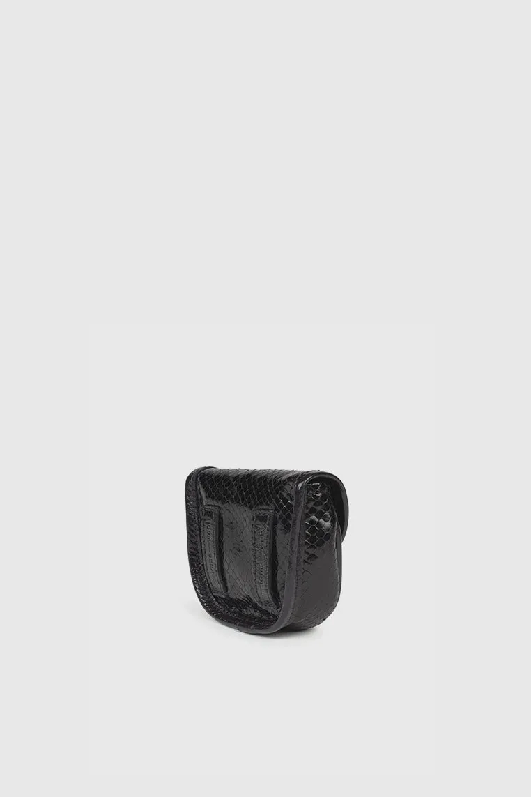 Julius Leather Pouch - Black