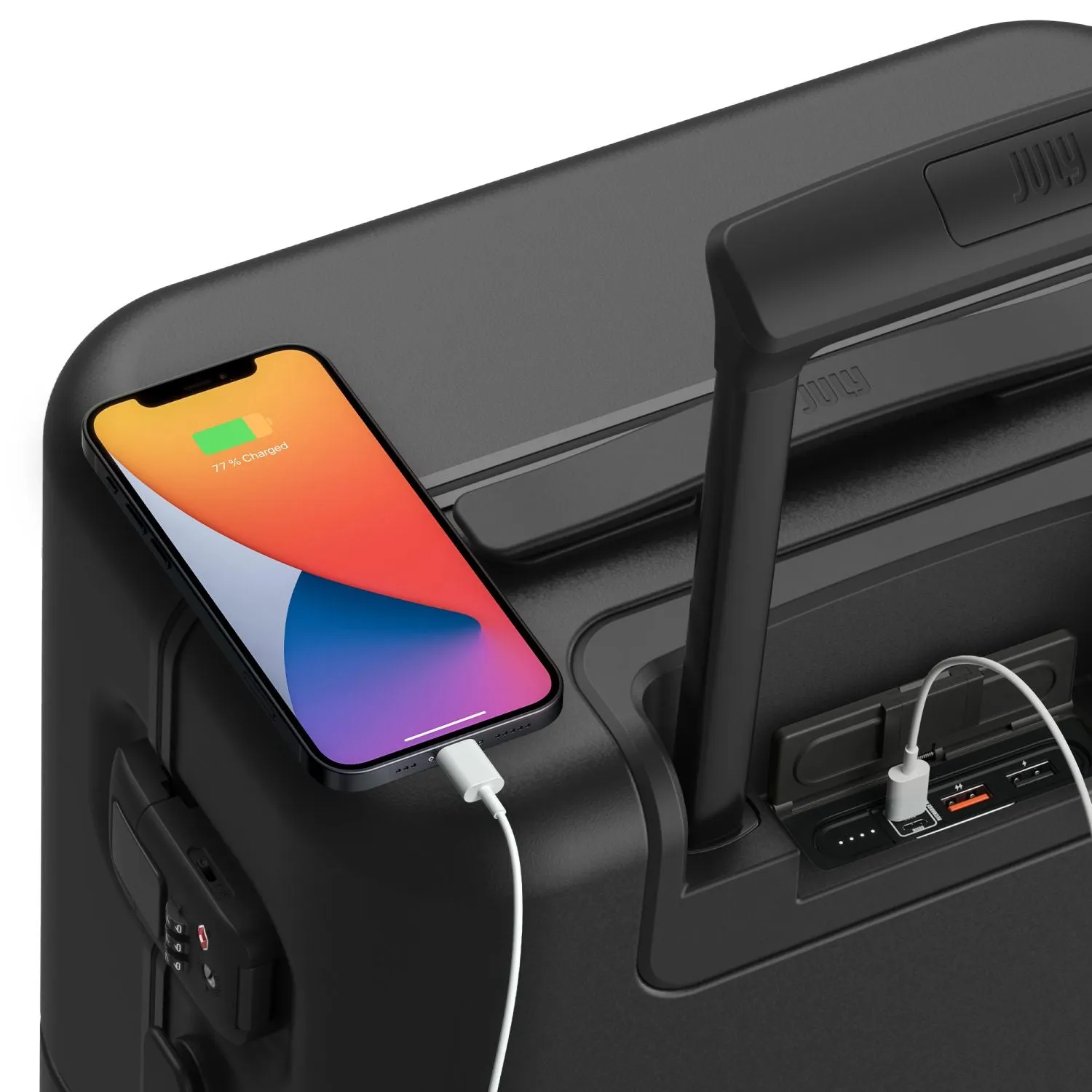 July Carry On Trunk Pc Upright With Fastcharge Usb-C 21" Luggage