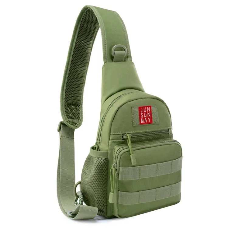 JUNSUNMAY J011 3.6L Waterproof Outdoor Sports Chest Pack Crossbody Bag(Army Green)