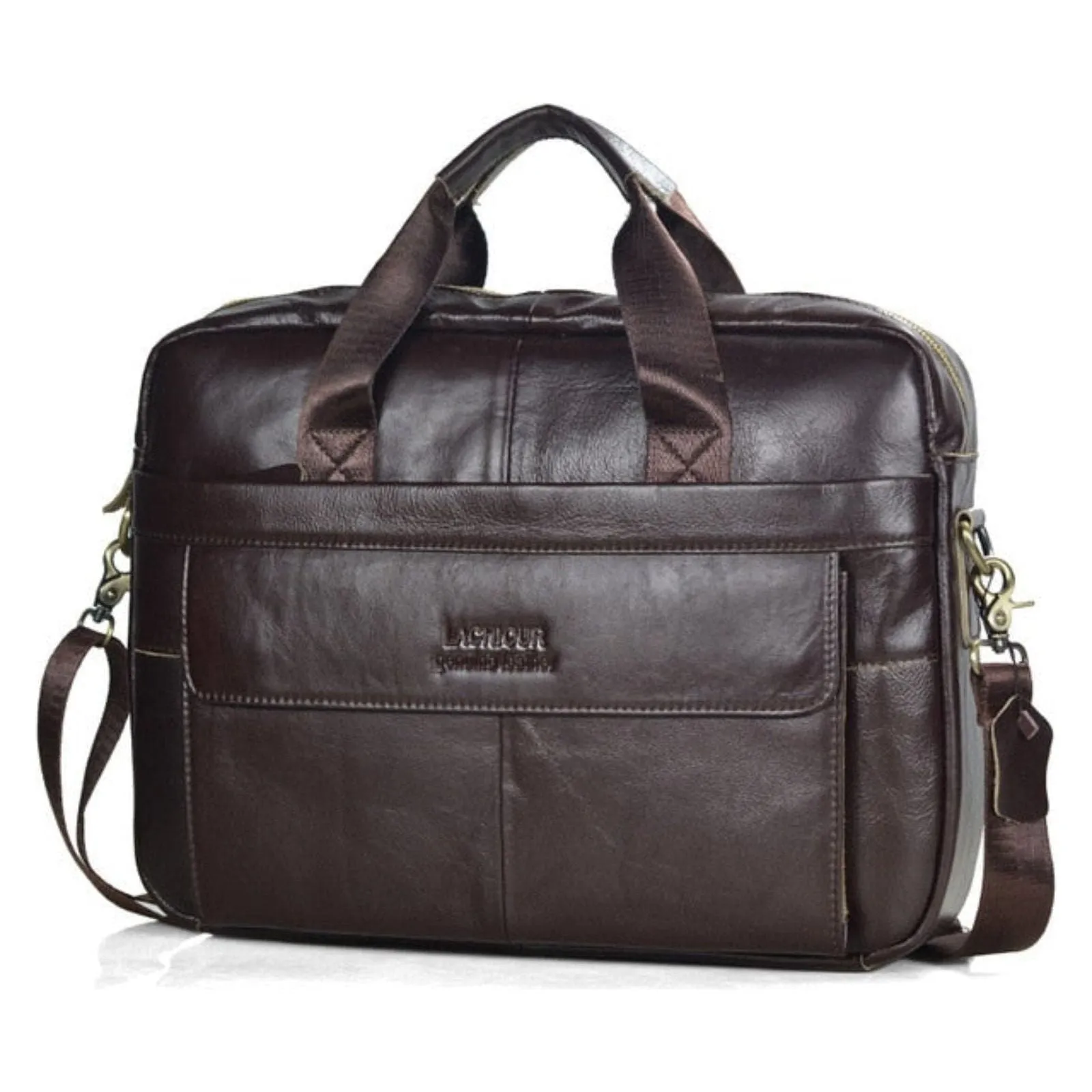 Karsten Tasche - Echtes Leder Laptop Business Reisetasche