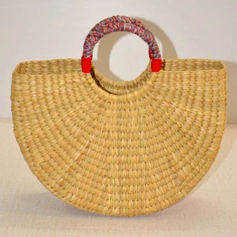 Kauna Basket Bag | Half Moon