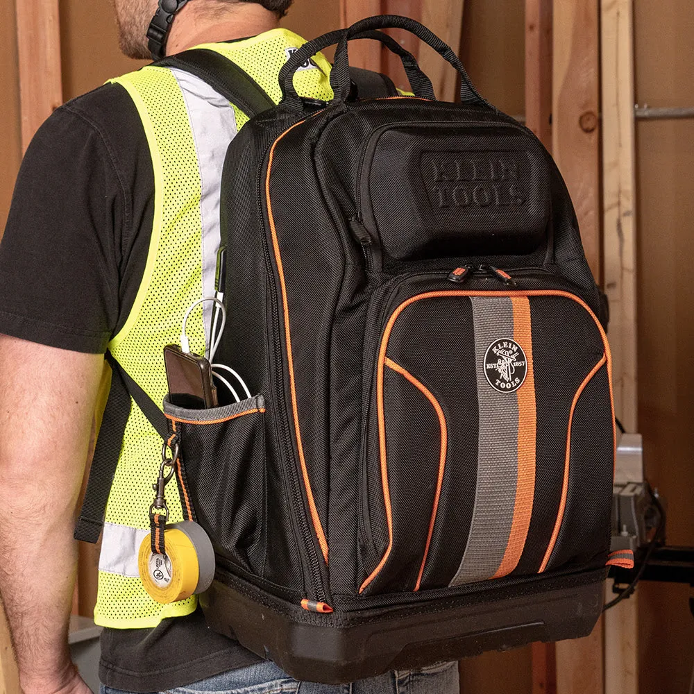 Klein 62800BP Tradesman Pro XL Tool Bag Backpack, 40 Pockets