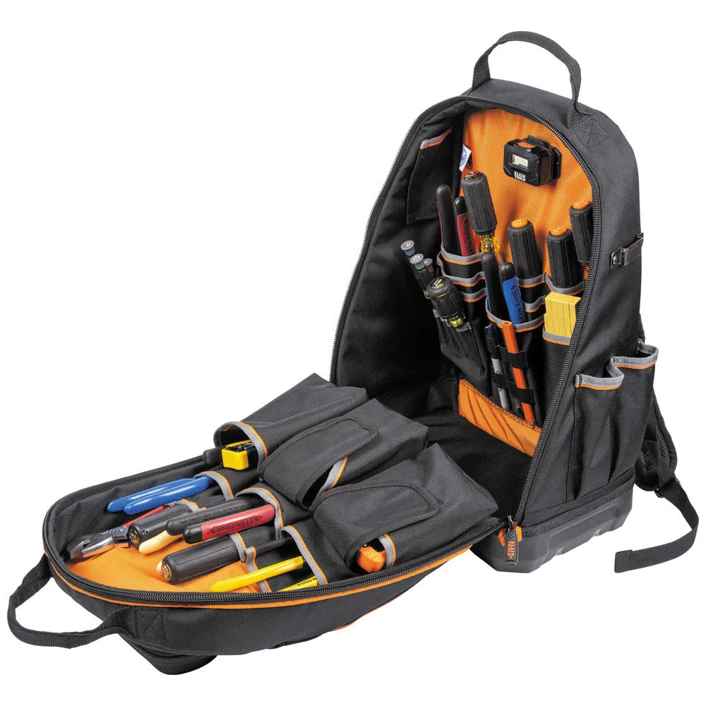 Klein 62800BP Tradesman Pro XL Tool Bag Backpack, 40 Pockets