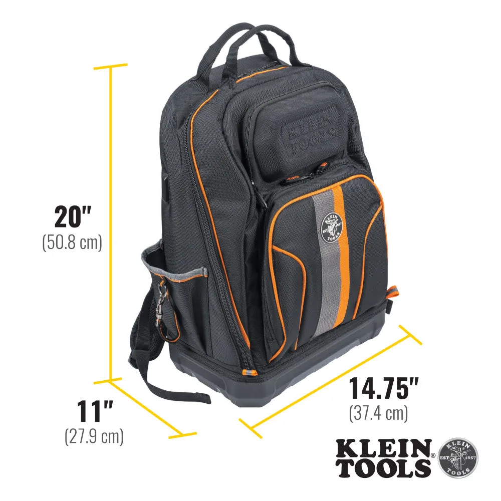 Klein 62800BP Tradesman Pro XL Tool Bag Backpack, 40 Pockets