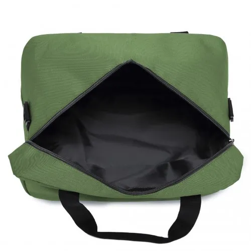 Kono Lightweight Multi Purpose Unisex Sports Travel Duffel Bag - Green