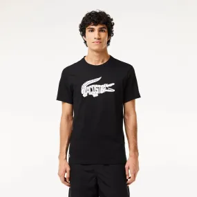 Lacoste Men's Sport Ultra-Dry Croc Print T-Shirt