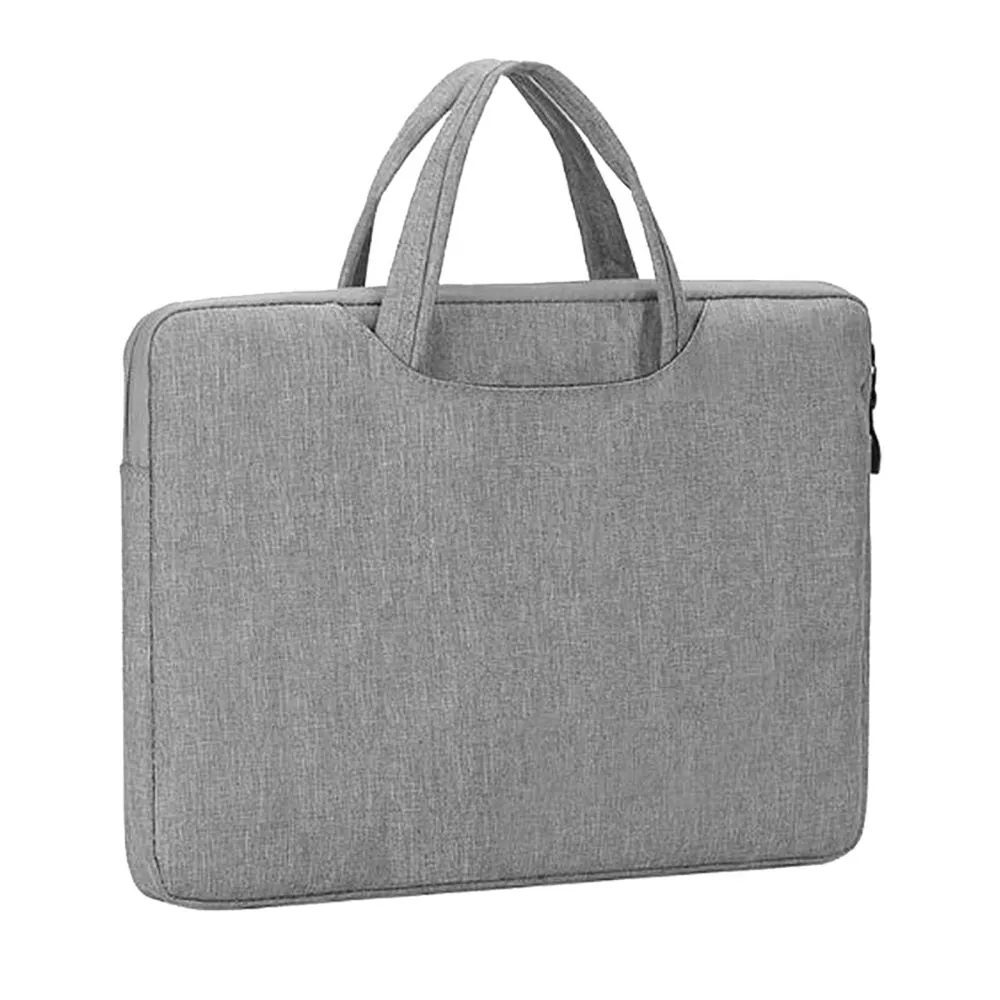 Laptop Sleeve with Shoulder Strap, Water Resistant, Grey - For Laptops up to 15.6"