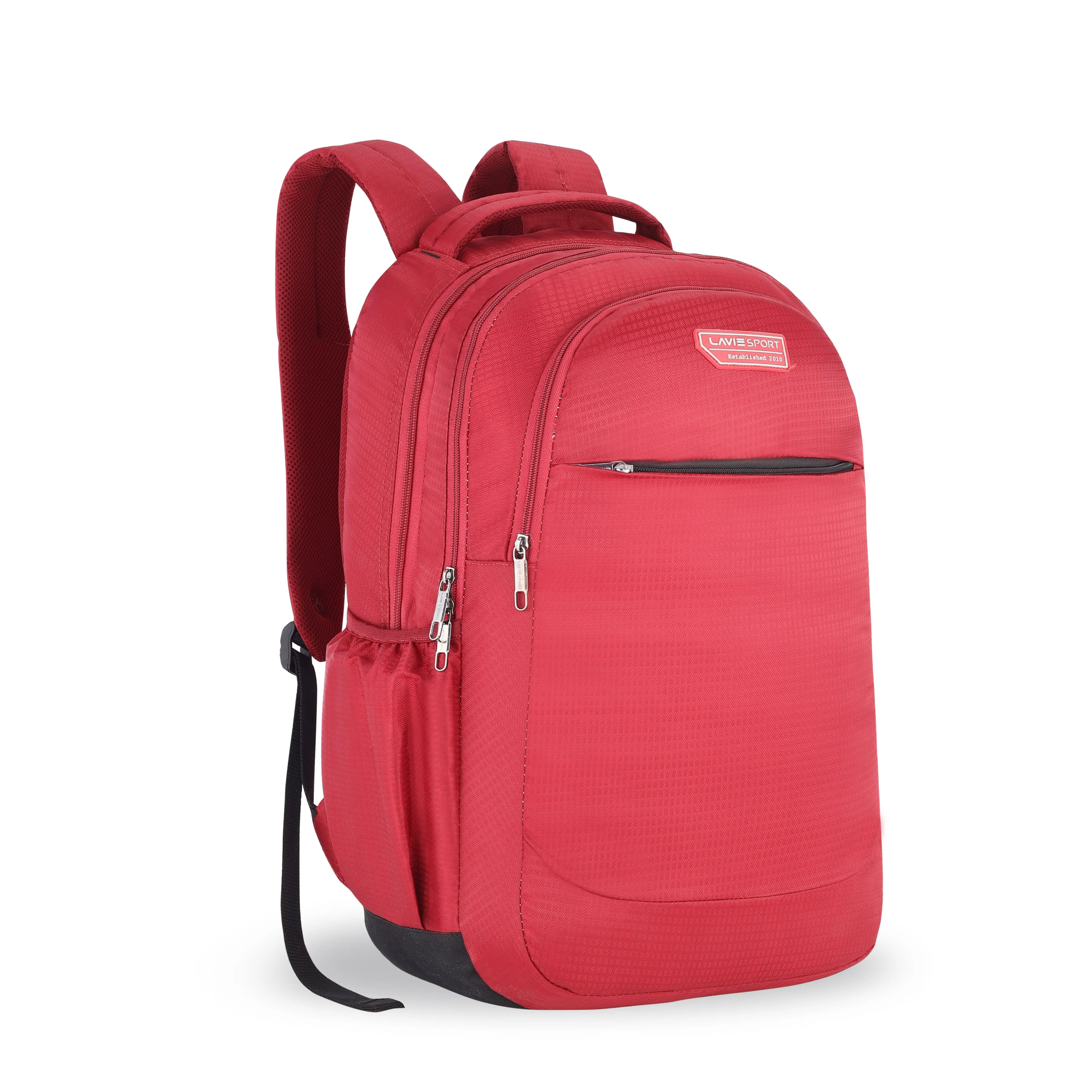 Lavie Sport Graph 31L Laptop Backpack with Raincover & Combi-lock For Men & Women|Boys & Girls Red