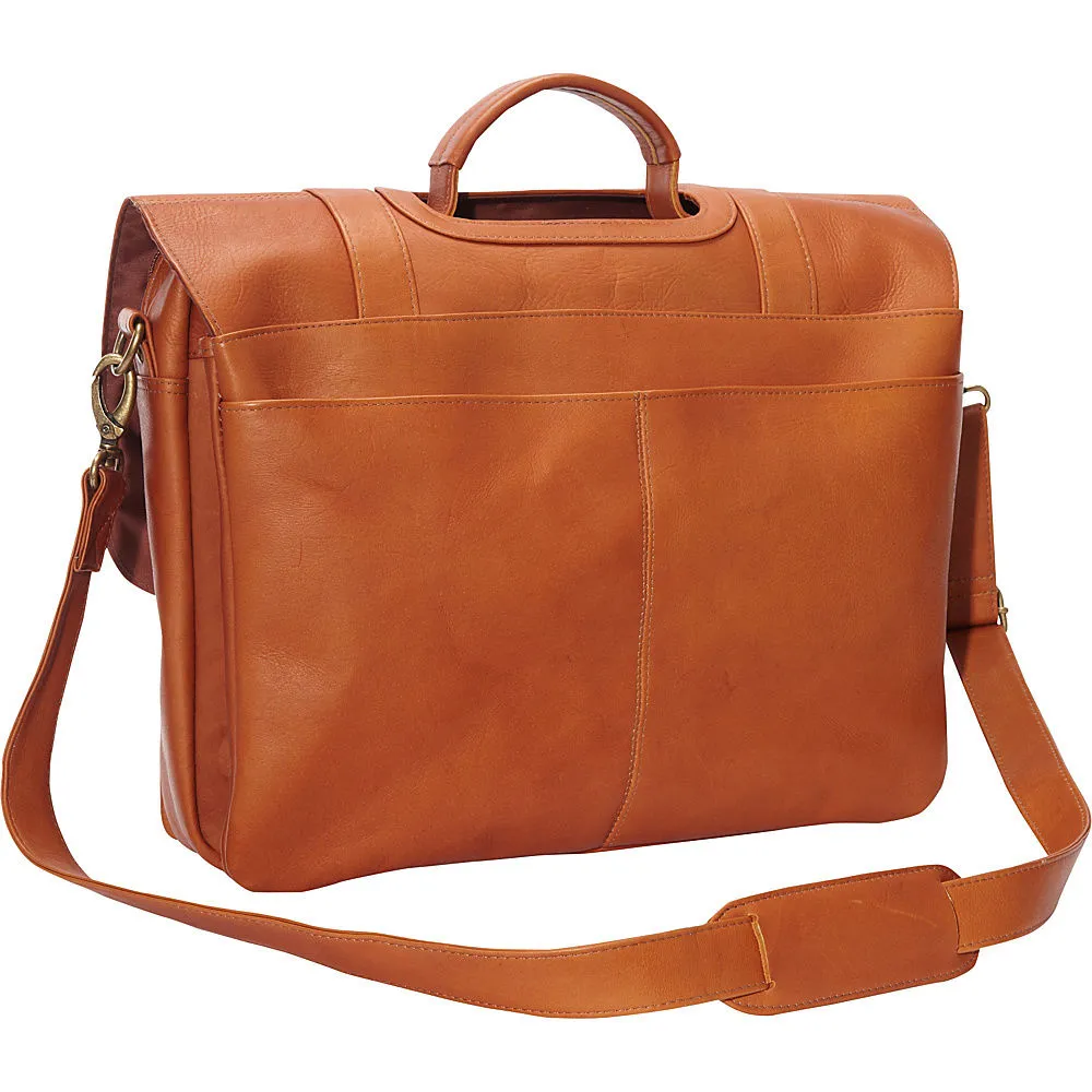 Le Donne Leather Classic Laptop Brief