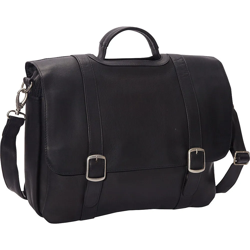 Le Donne Leather Classic Laptop Brief