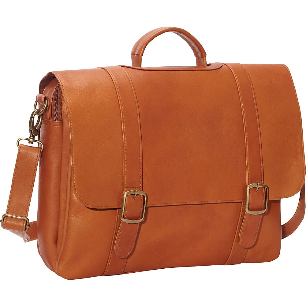 Le Donne Leather Classic Laptop Brief