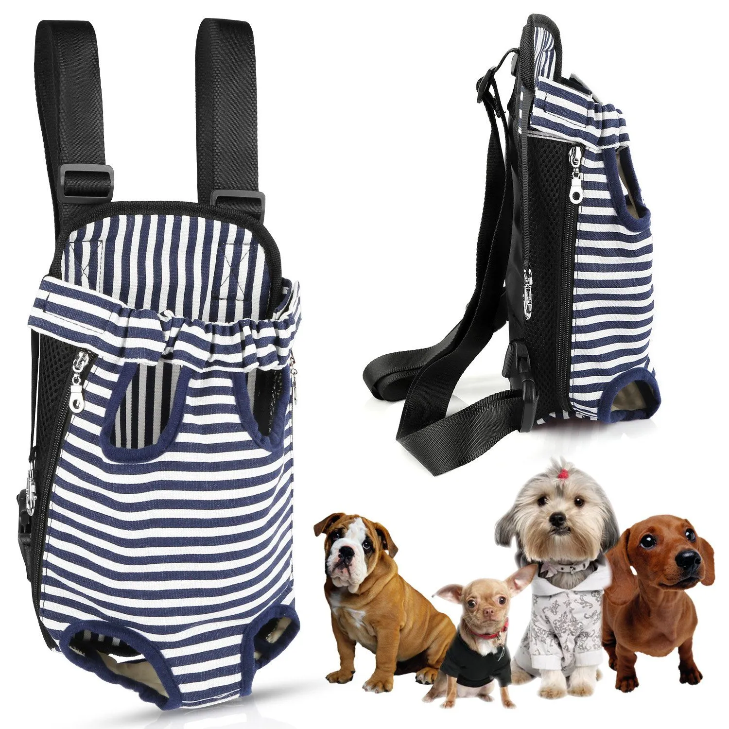 Leg-Out Pet Backpack Carrier Travel Bag