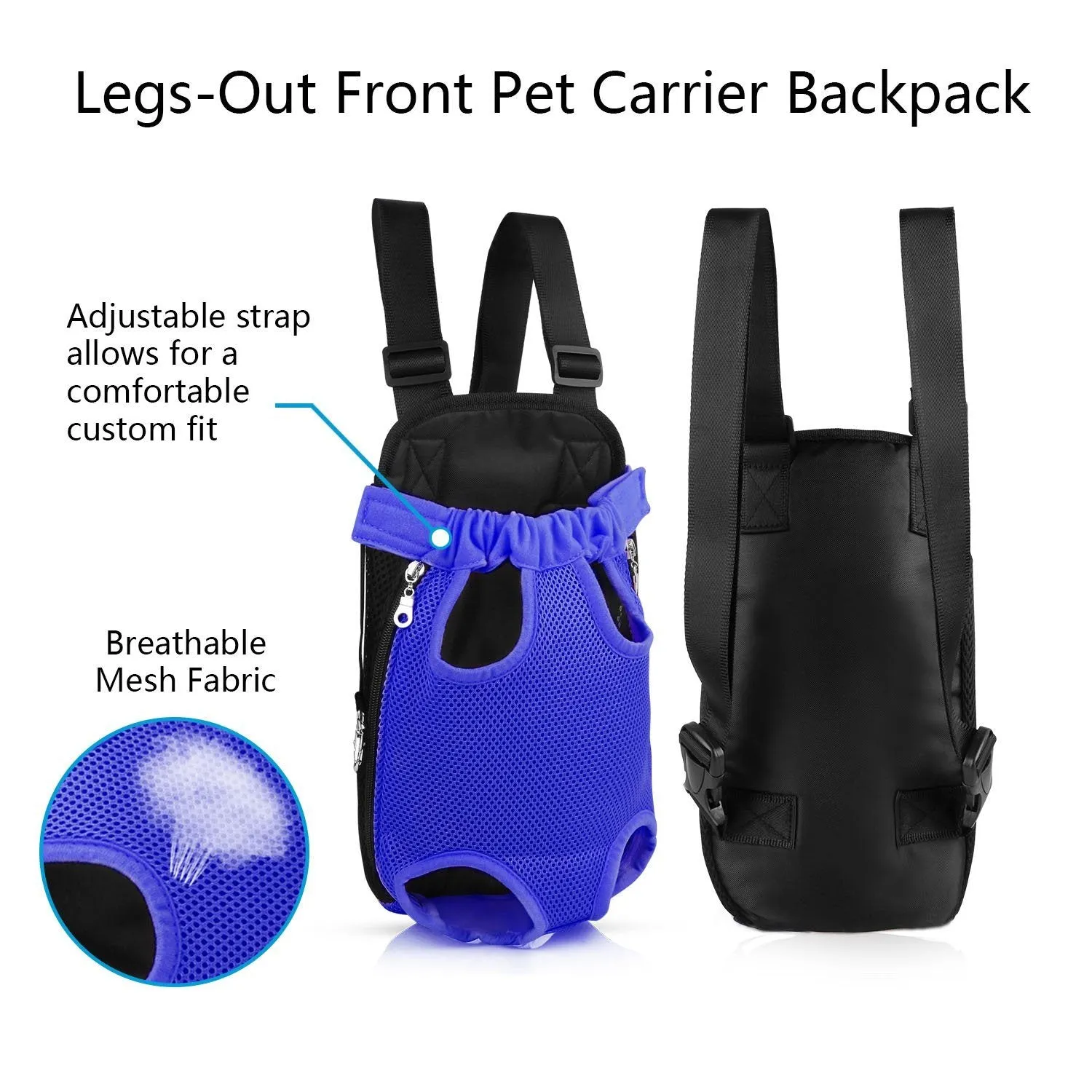 Leg-Out Pet Backpack Carrier Travel Bag