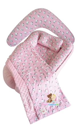 Little Sheep in Pink - Babycuddleph Mom and Baby Set -