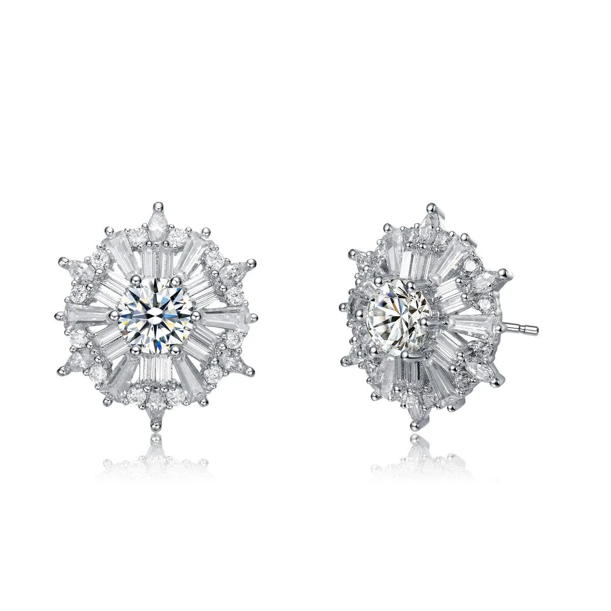 Louise Snowflake Stud Earrings