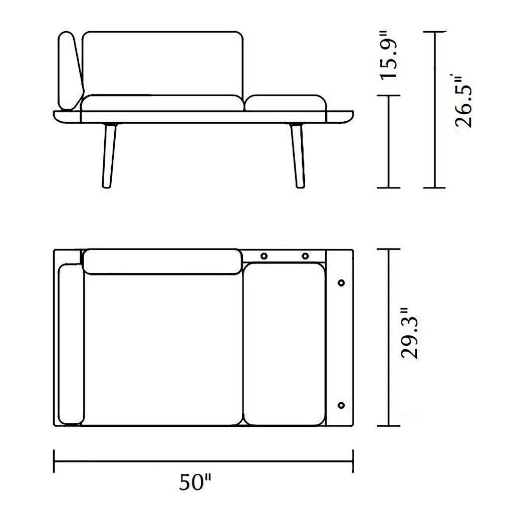 Lounge Around 1.5-Seater Sofa