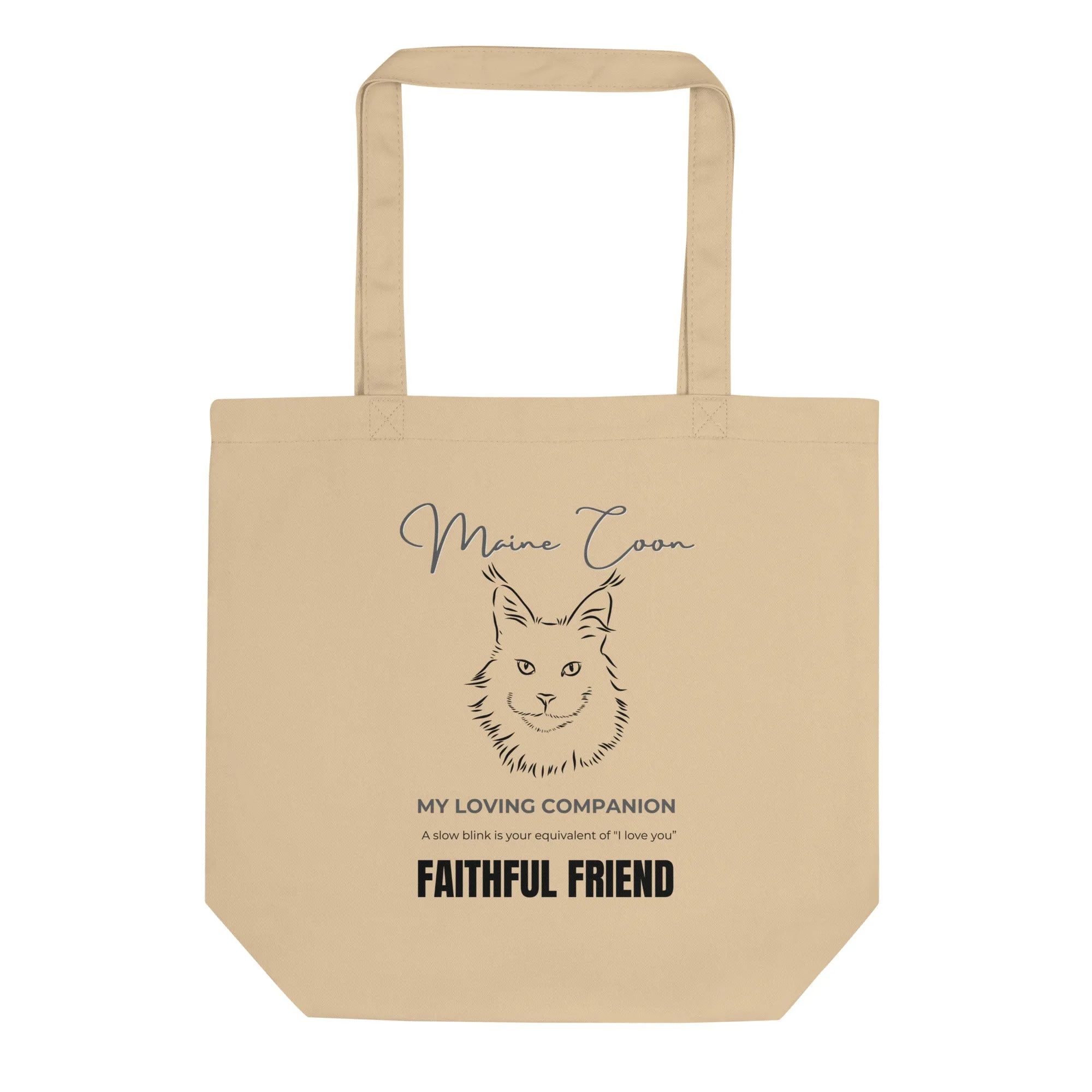 Maine Coon print, eco Tote Bag