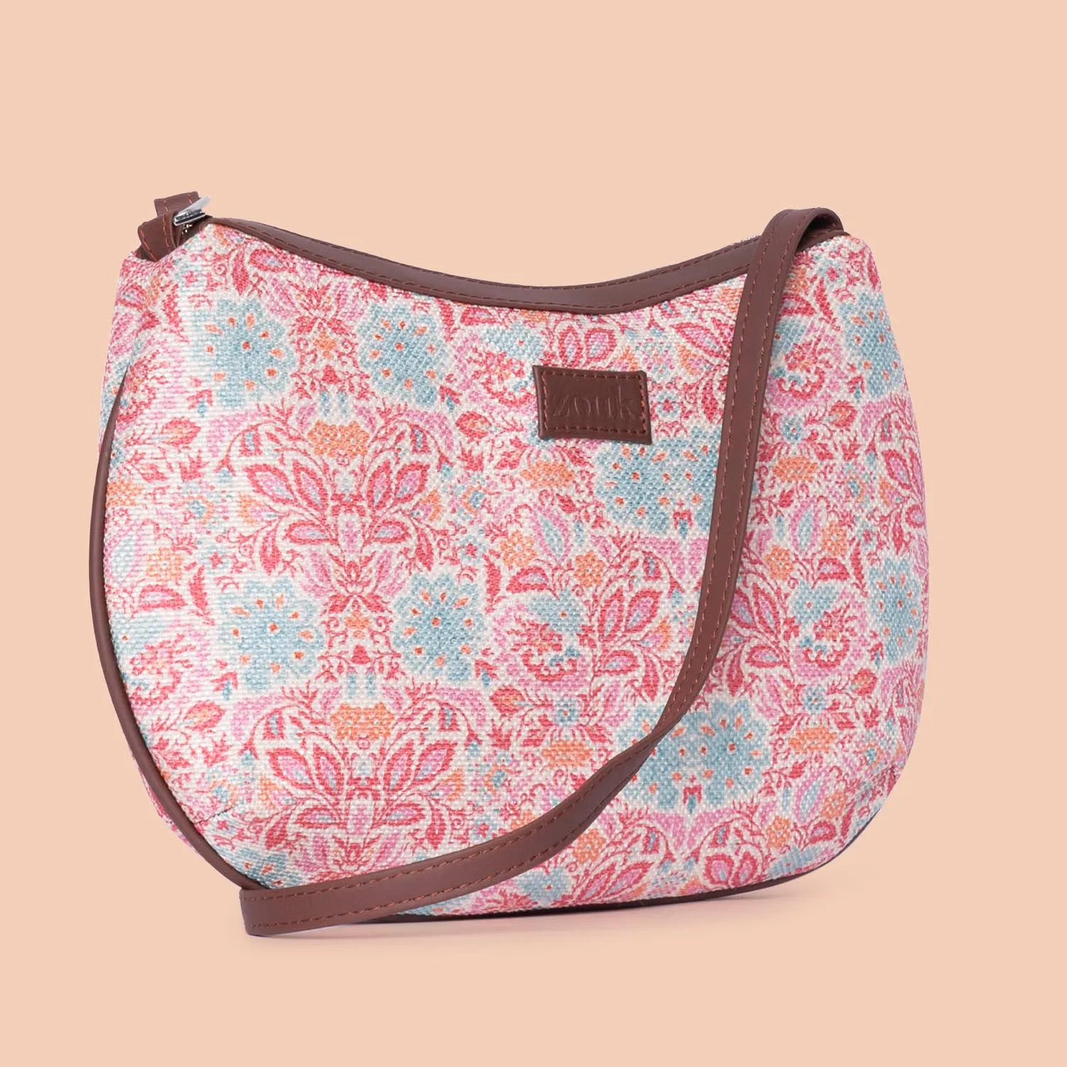 Mangalore Blossoms Structured Shoulder Bag