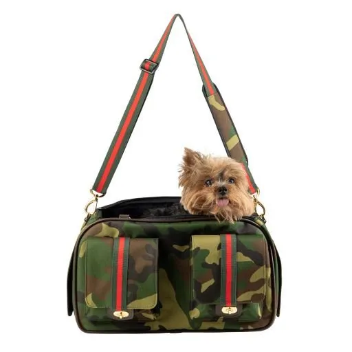 Marlee 2 Camo with Stripe Carrier