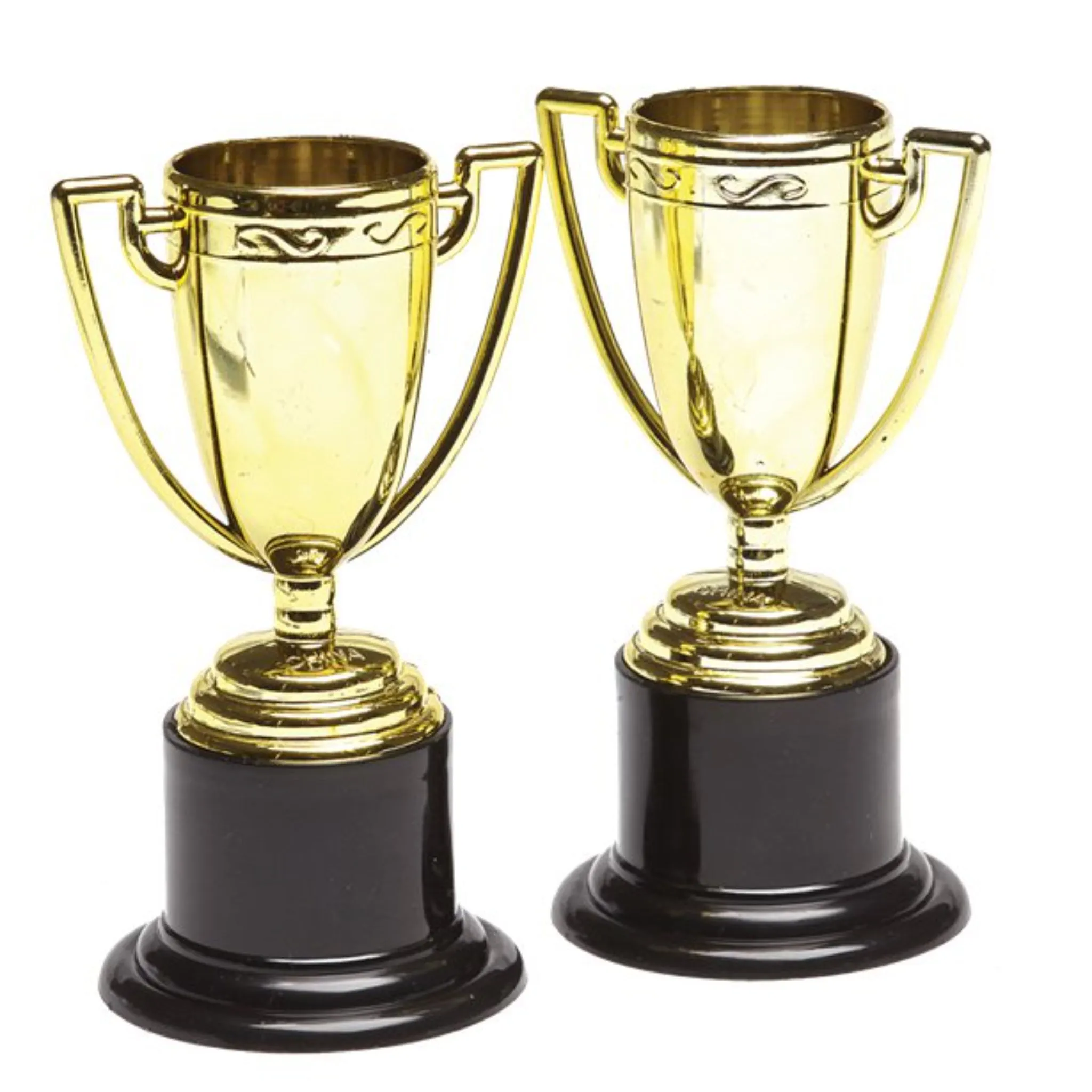 Mini Plastic Trophies - 4pk