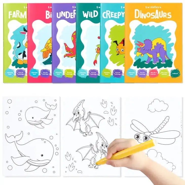 Mini Theme Colouring Book