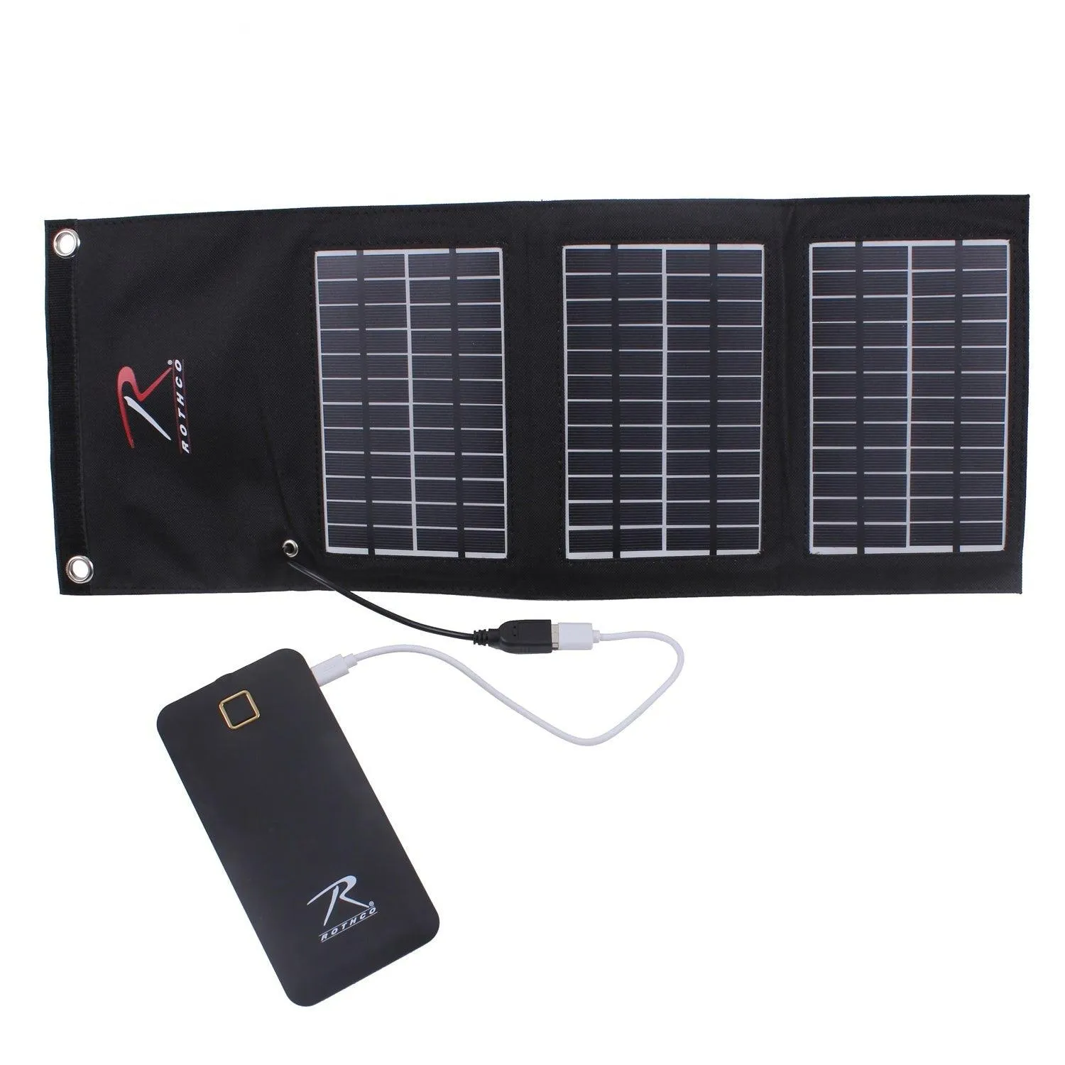 MOLLE Solar Panel With Power Bank