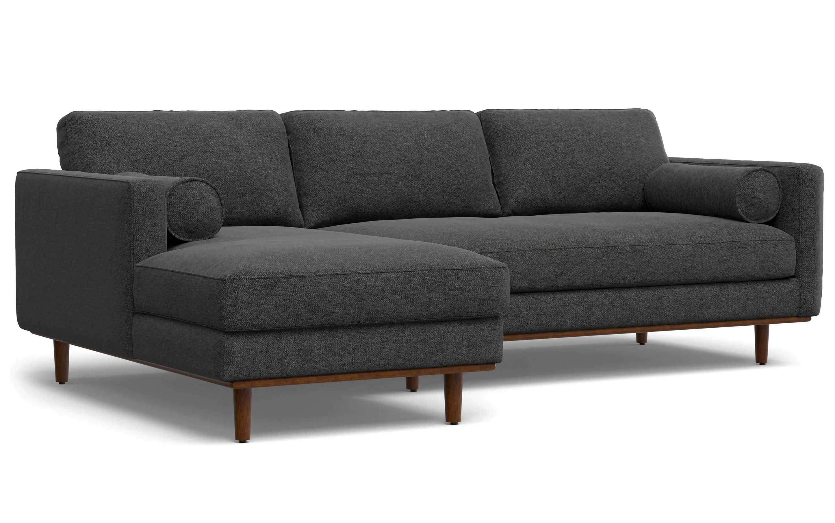 Morrison Left Sectional in Woven-Blend Fabric