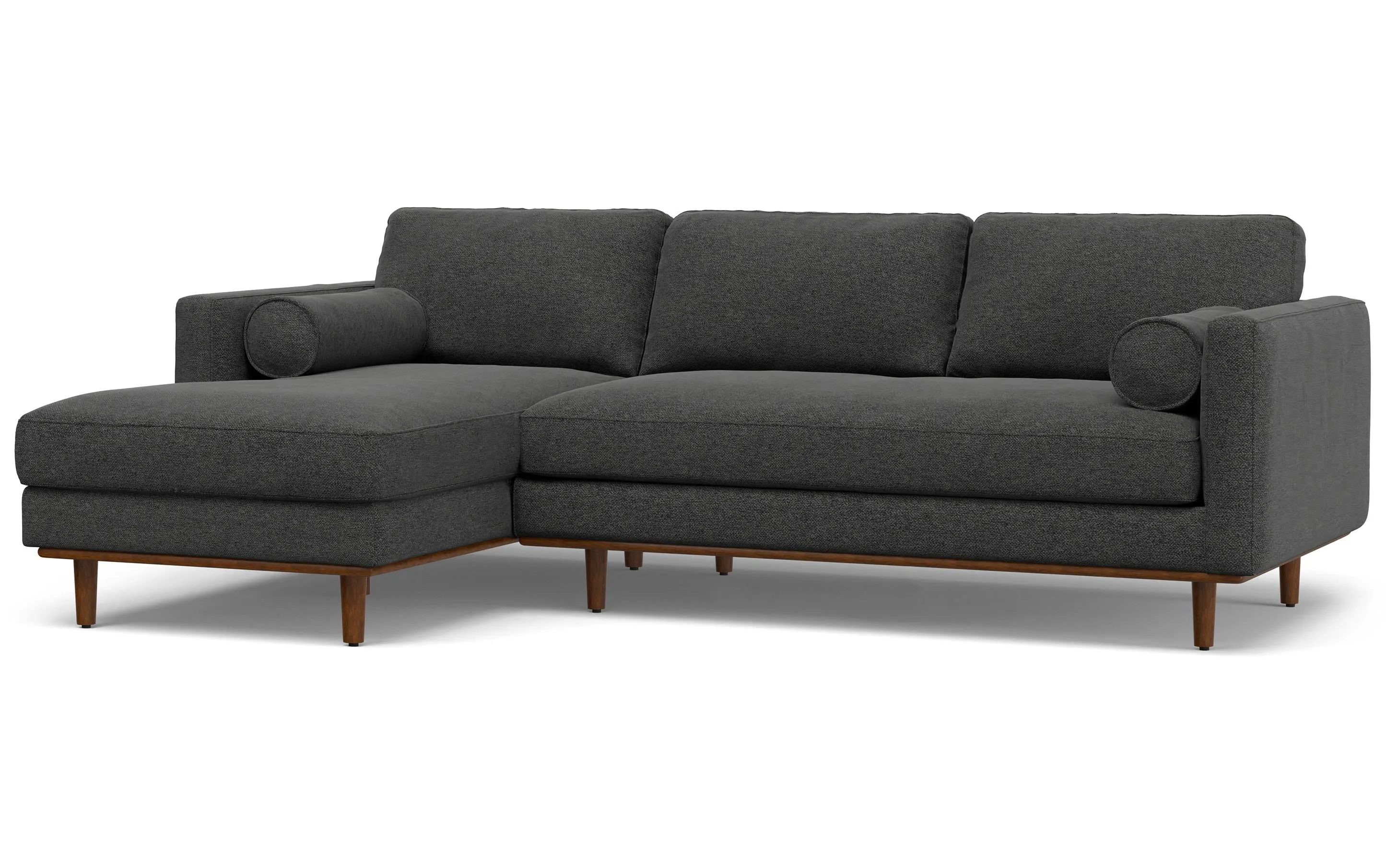 Morrison Left Sectional in Woven-Blend Fabric