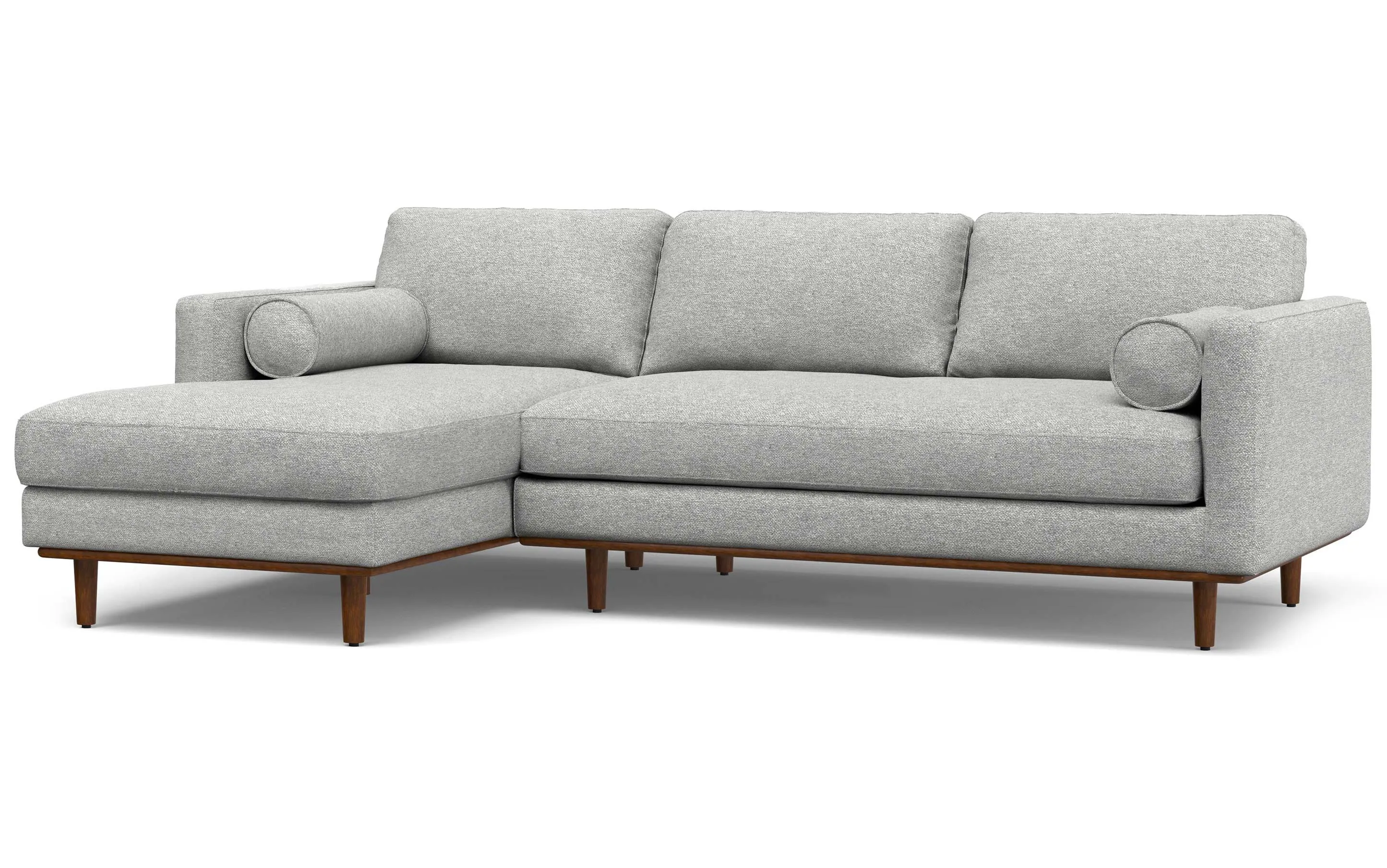 Morrison Left Sectional in Woven-Blend Fabric