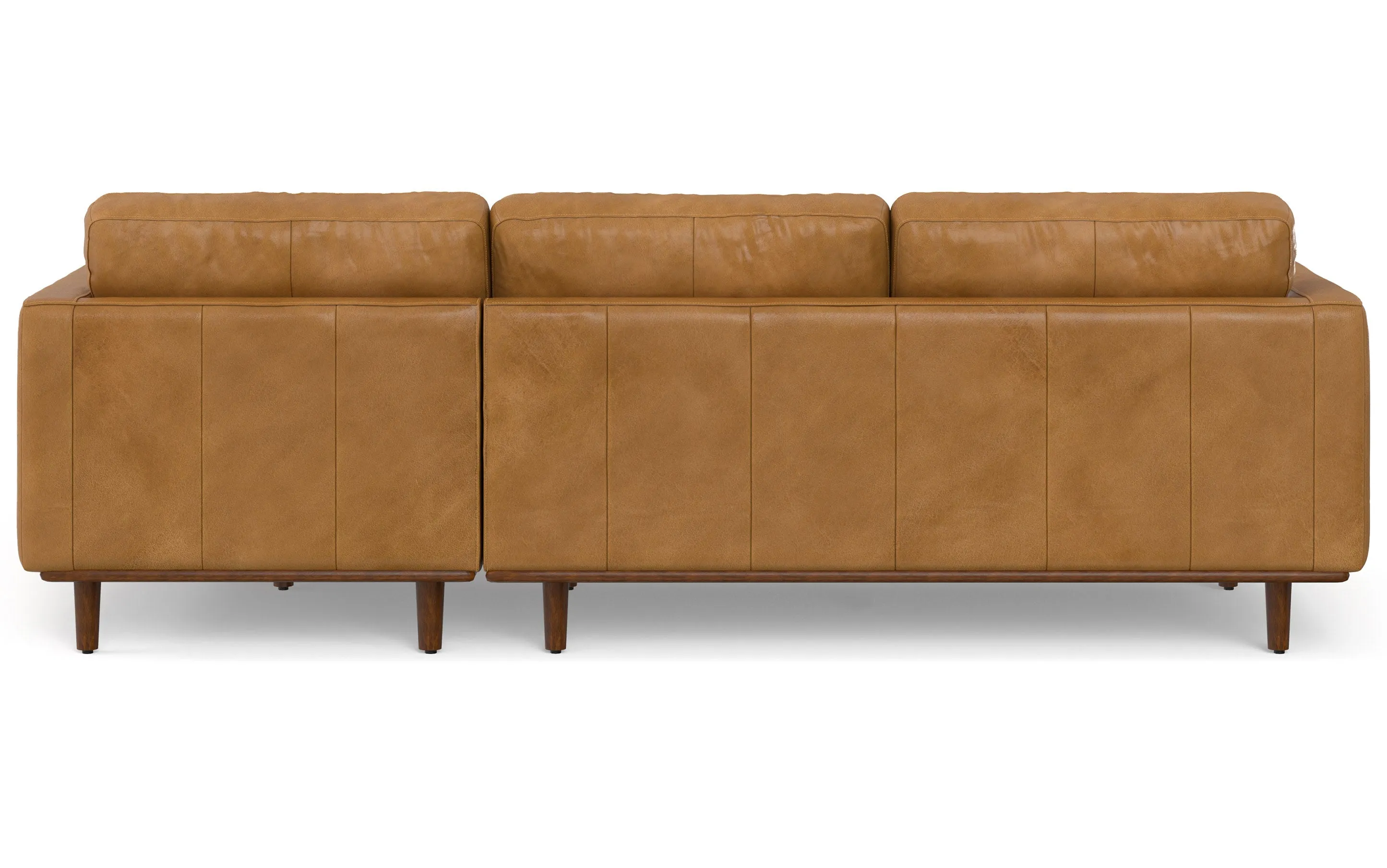 Morrison Sectional in Genuine Leather