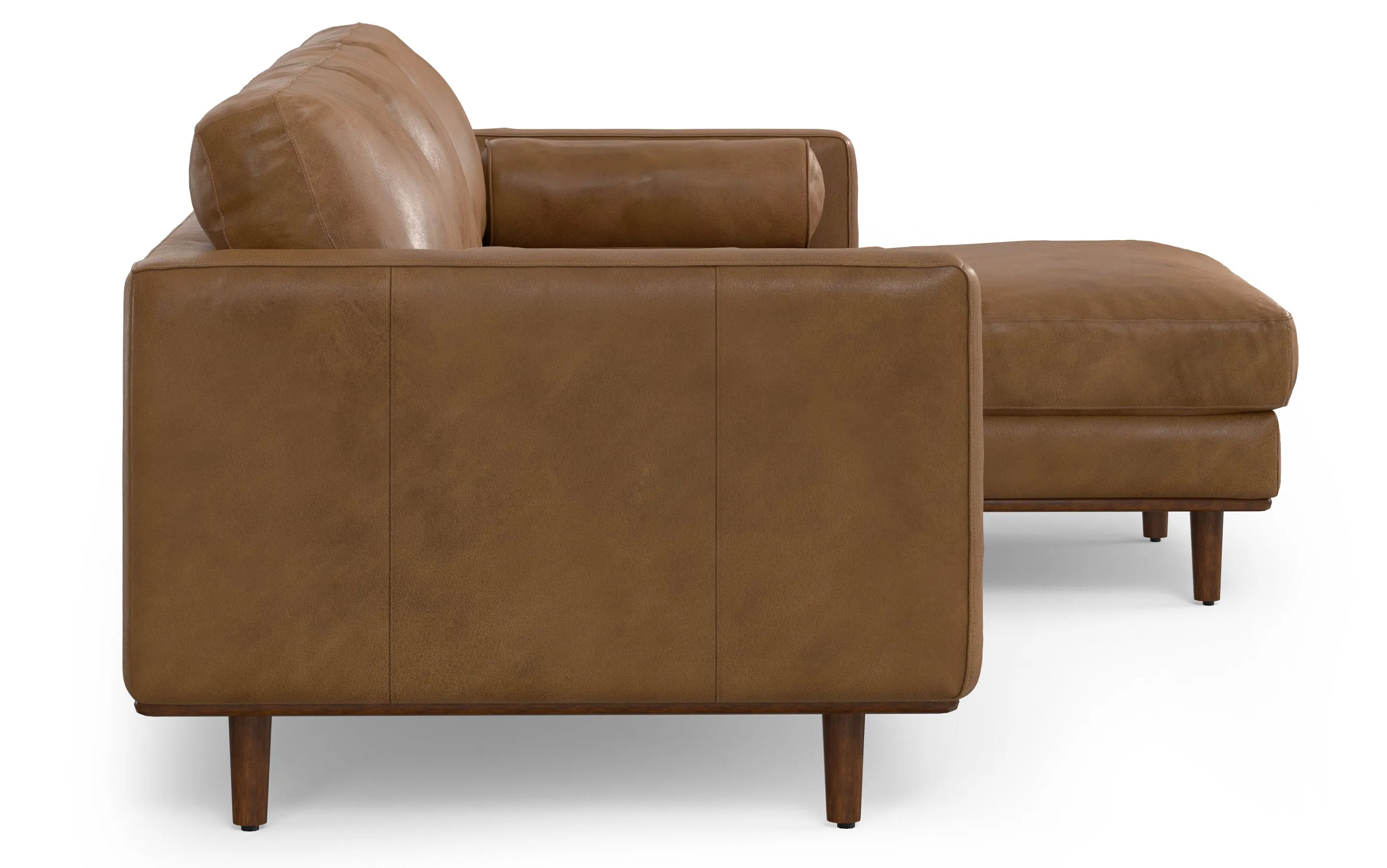 Morrison Sectional in Genuine Leather