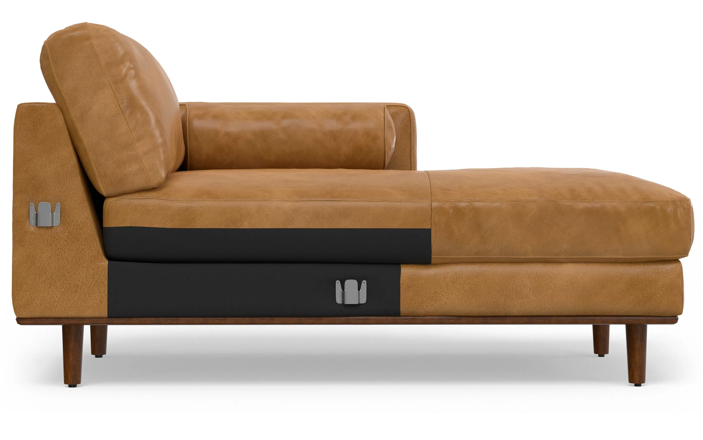 Morrison Sectional in Genuine Leather