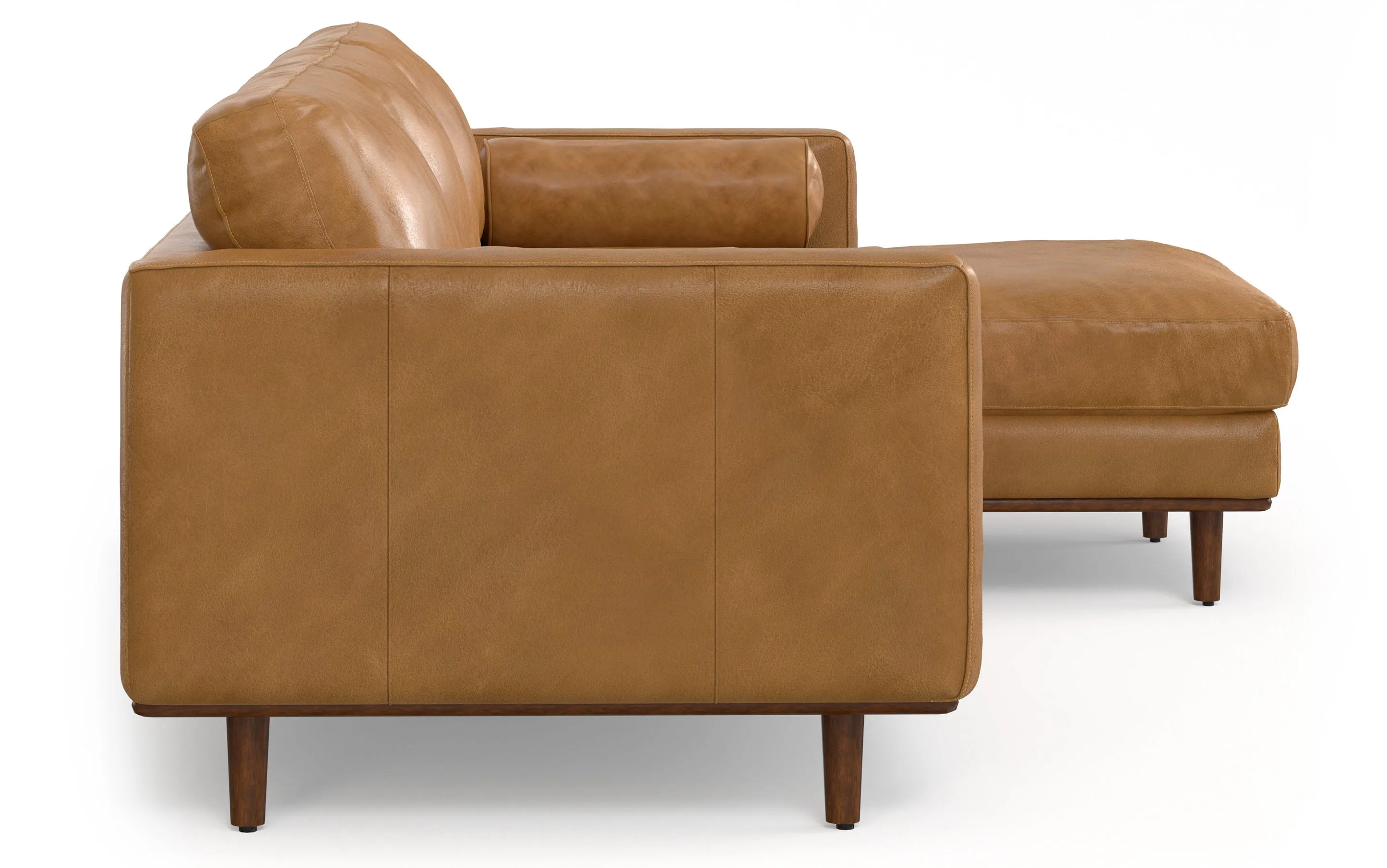 Morrison Sectional in Genuine Leather