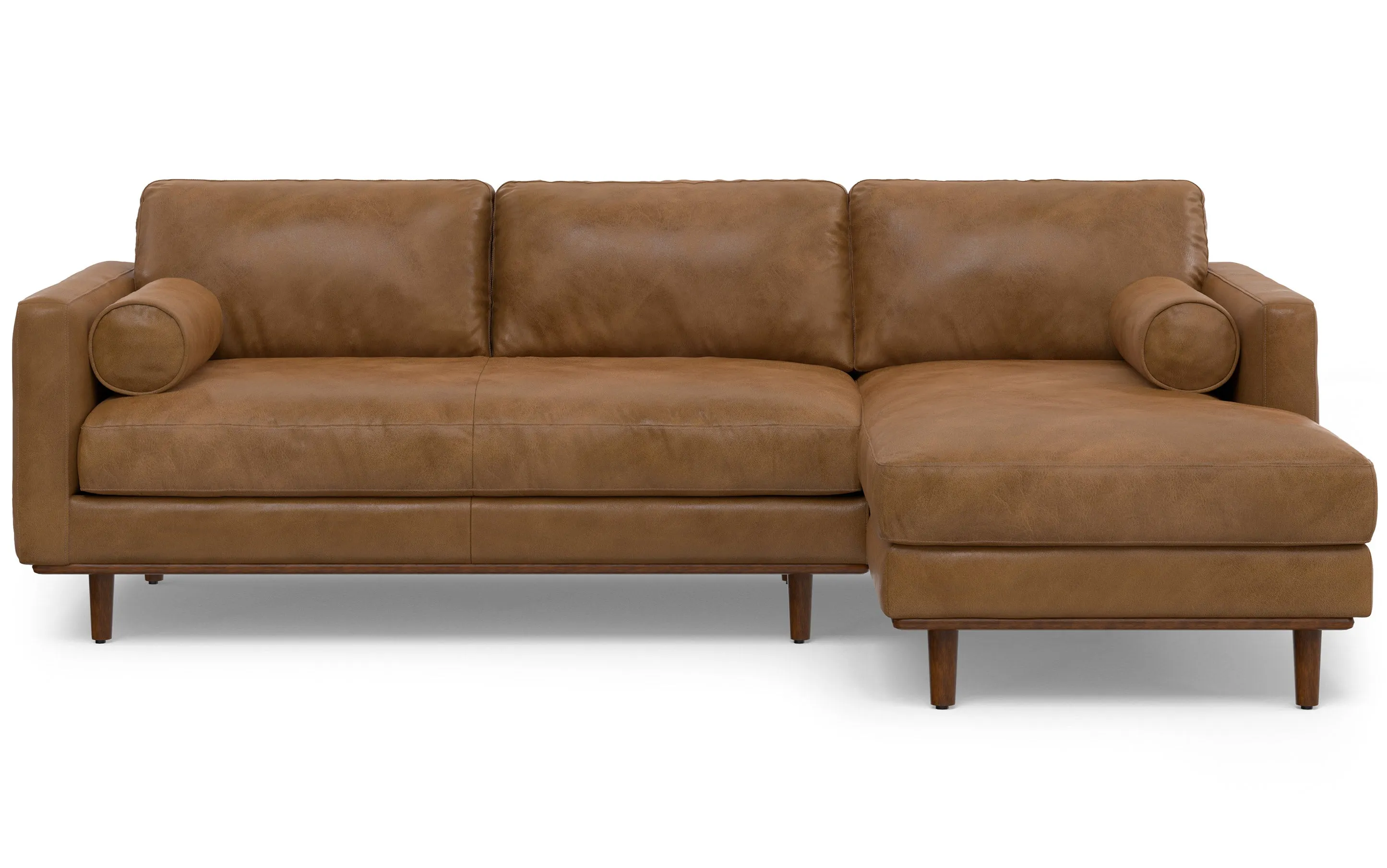 Morrison Sectional in Genuine Leather