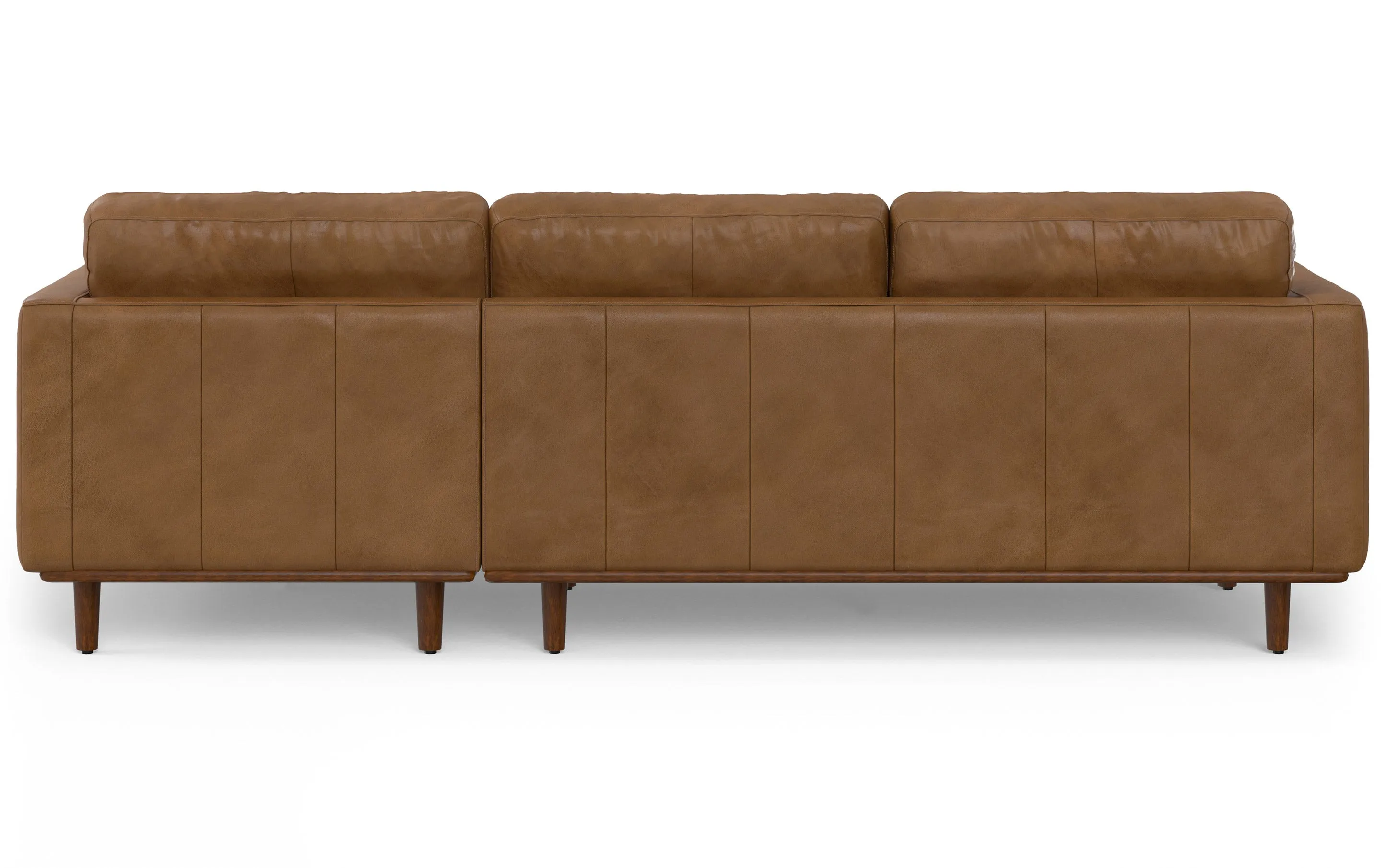 Morrison Sectional in Genuine Leather