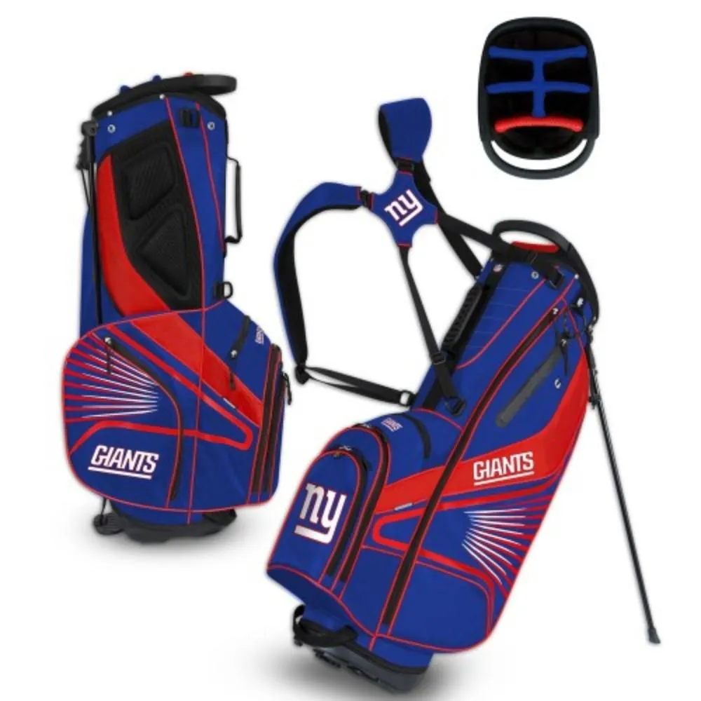 New York Giants WinCraft "Grid Iron III" 6-Way Stand Golf Bag