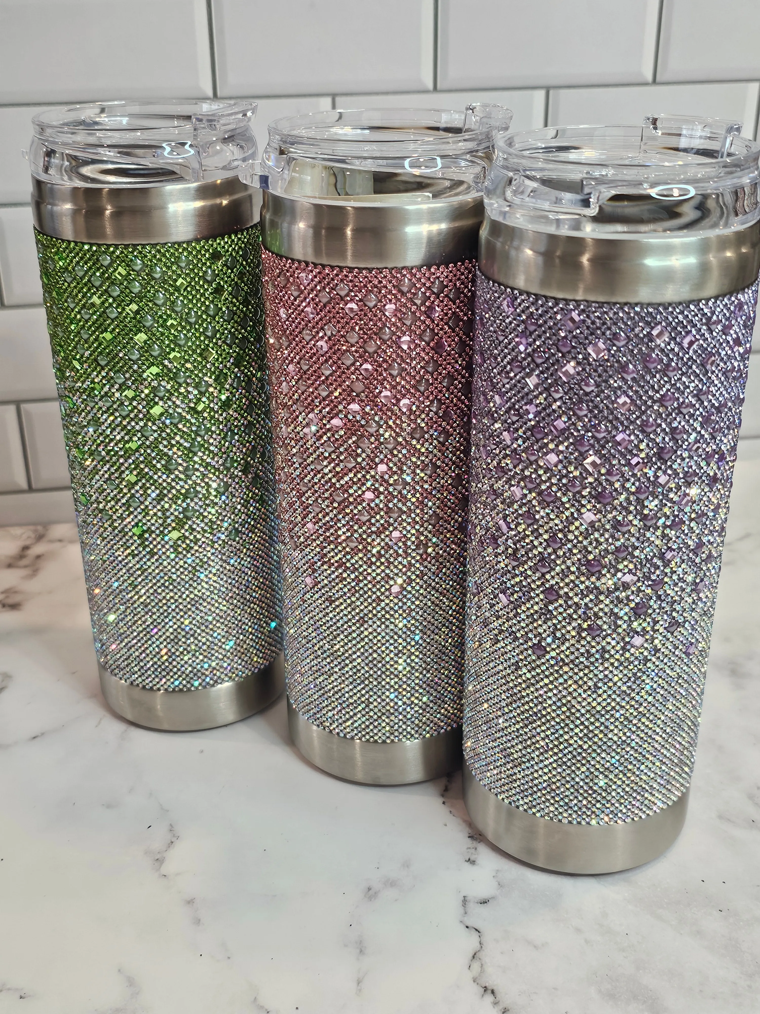 Ombre Pink | Bling Tumbler