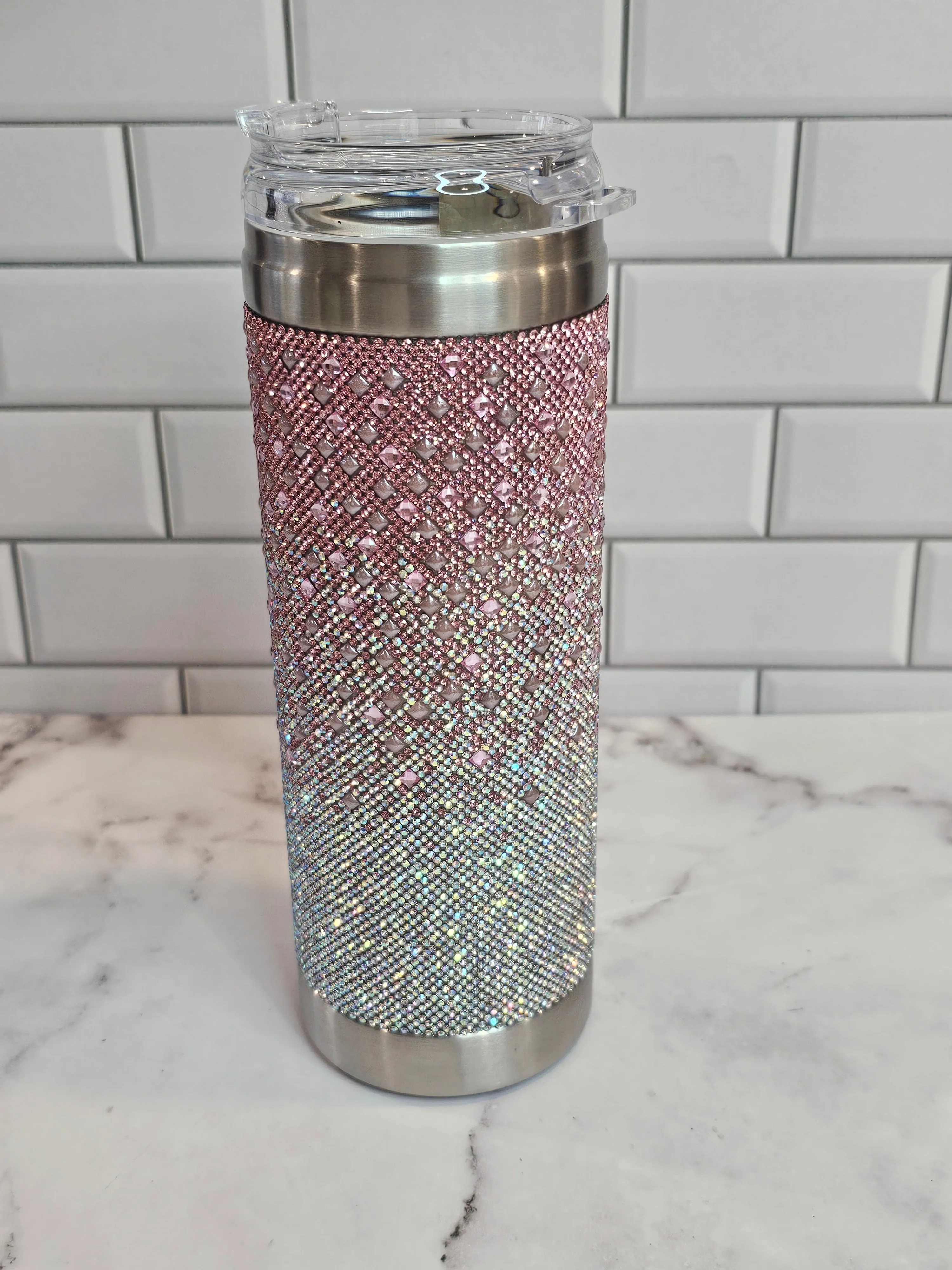 Ombre Pink | Bling Tumbler