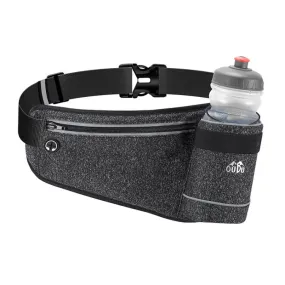 OUDU Outdoor Sports Water Bottle Waist Pack Multifunctional Running And Fitness Gear, Style: Without Bottle(Hemp Black)