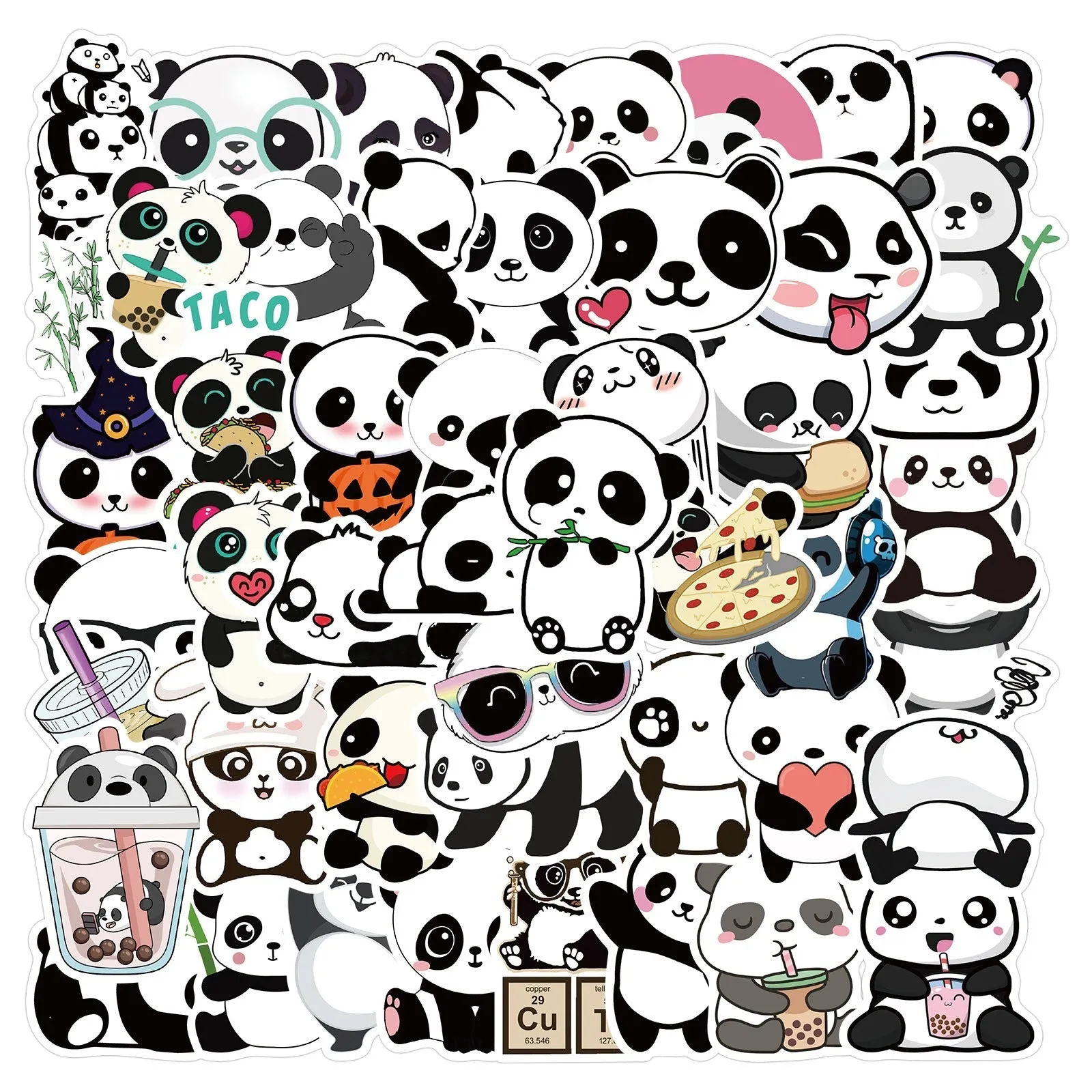 Panda World Stickers Pack