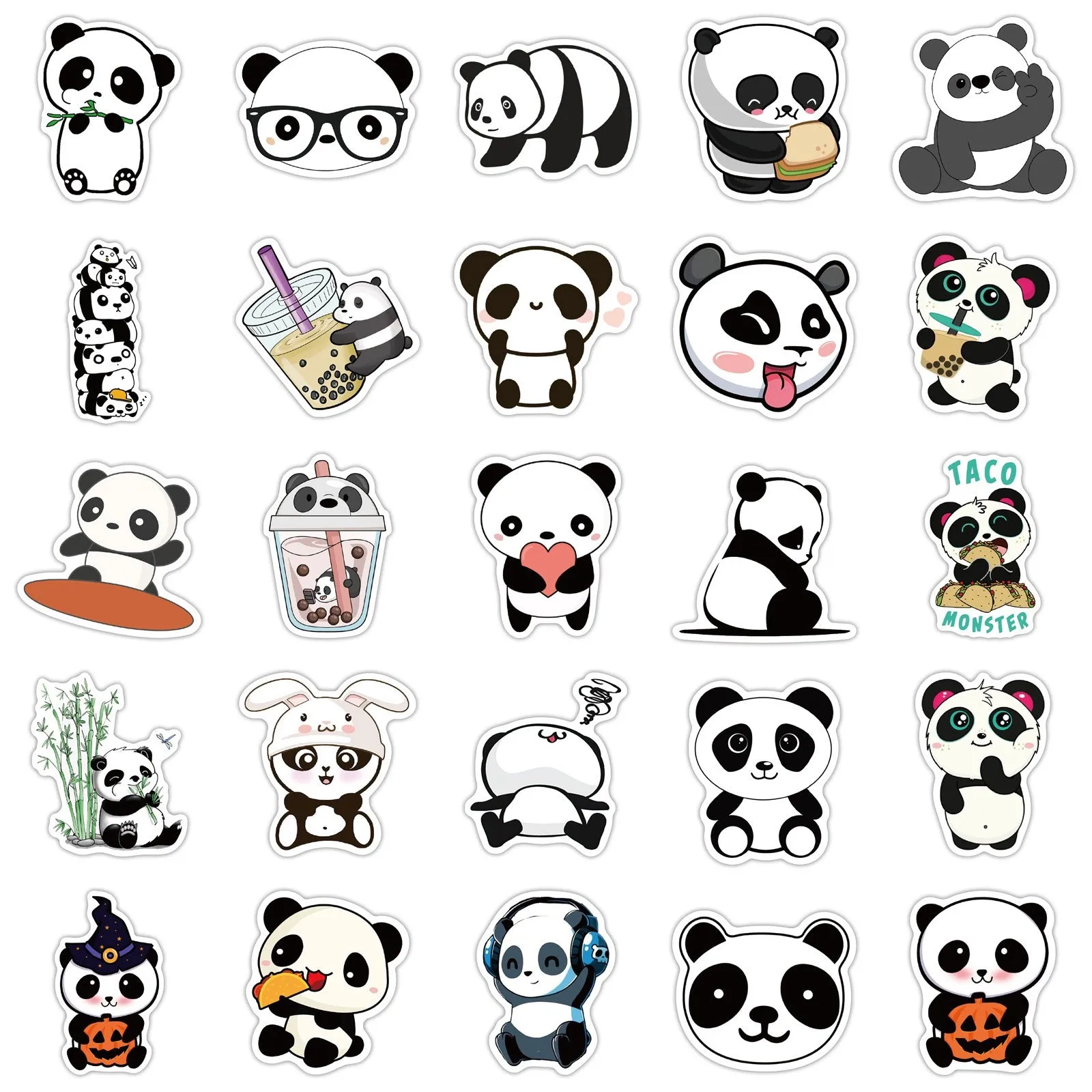 Panda World Stickers Pack